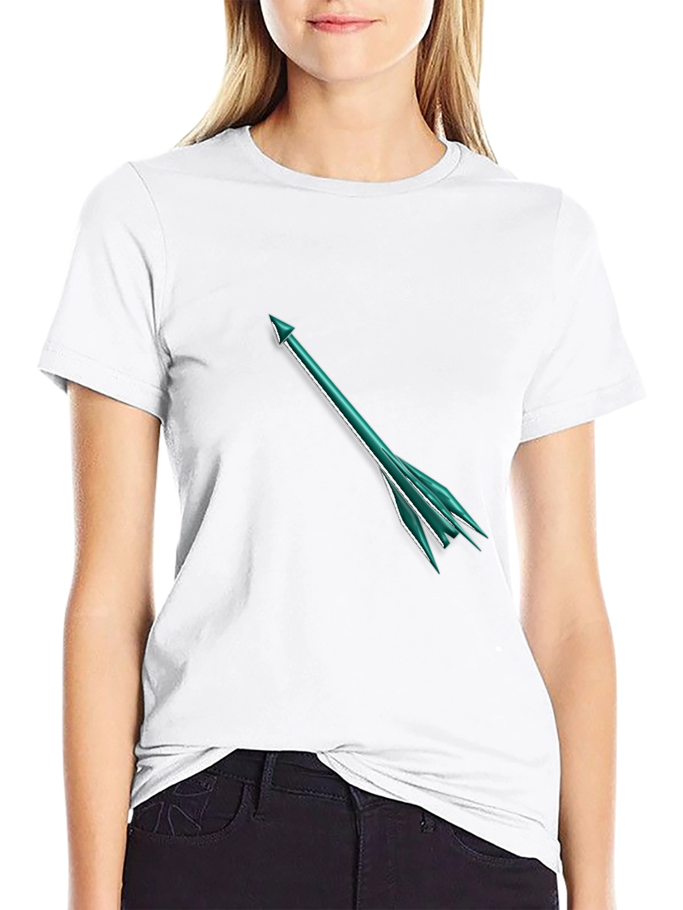 Black Arrow Graphic T-Shirt - Modern Style view 9