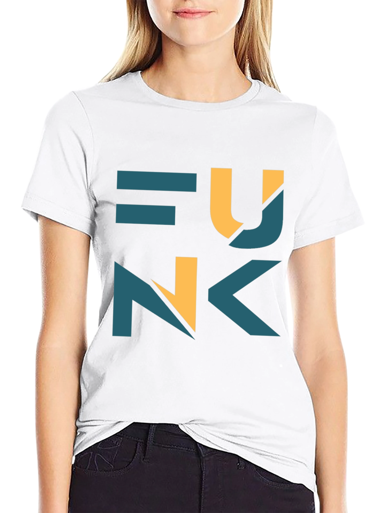 Black Funk Graphic Print Black T-Shirt view 9