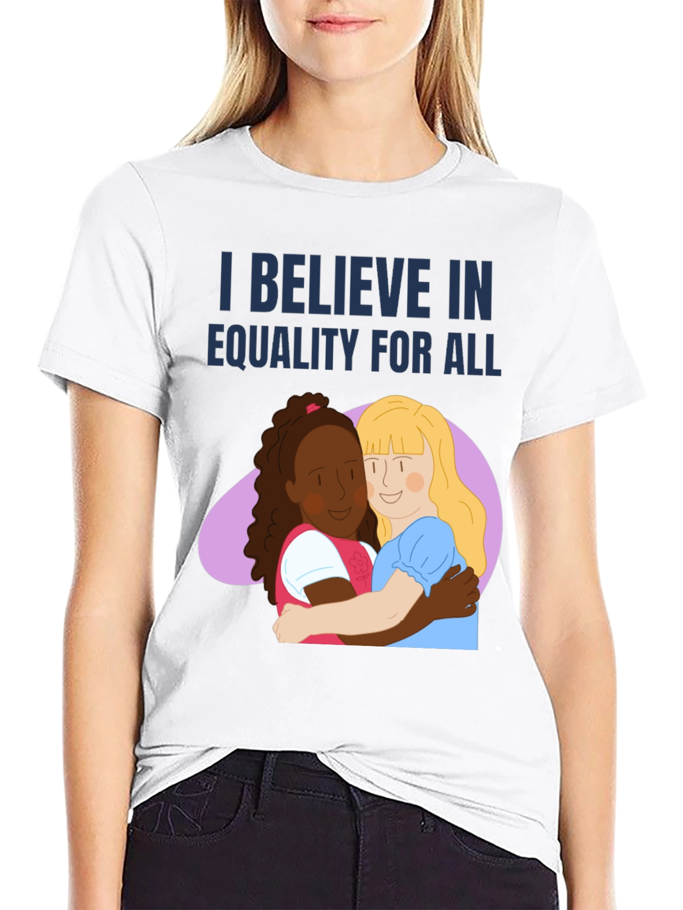 Black Equality for All Graphic Tee view 9