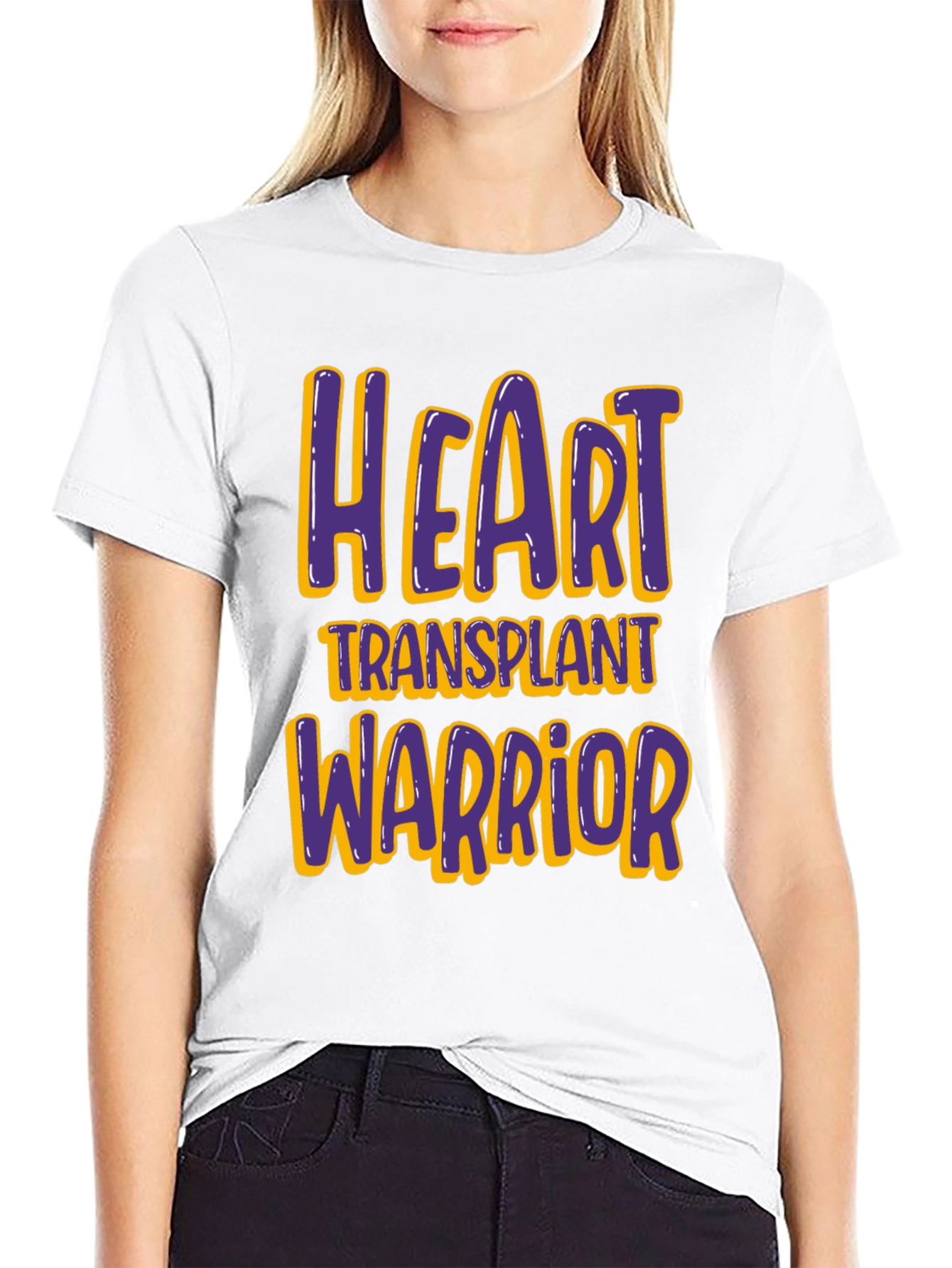 Black Heart Transplant Warrior T-Shirt - Black view 9