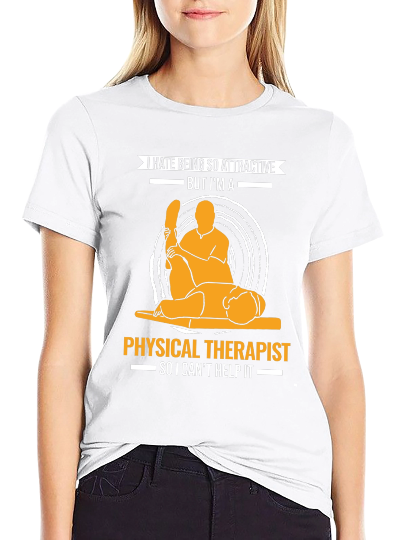 Black Attractive Physical Therapist T-Shirt view 9