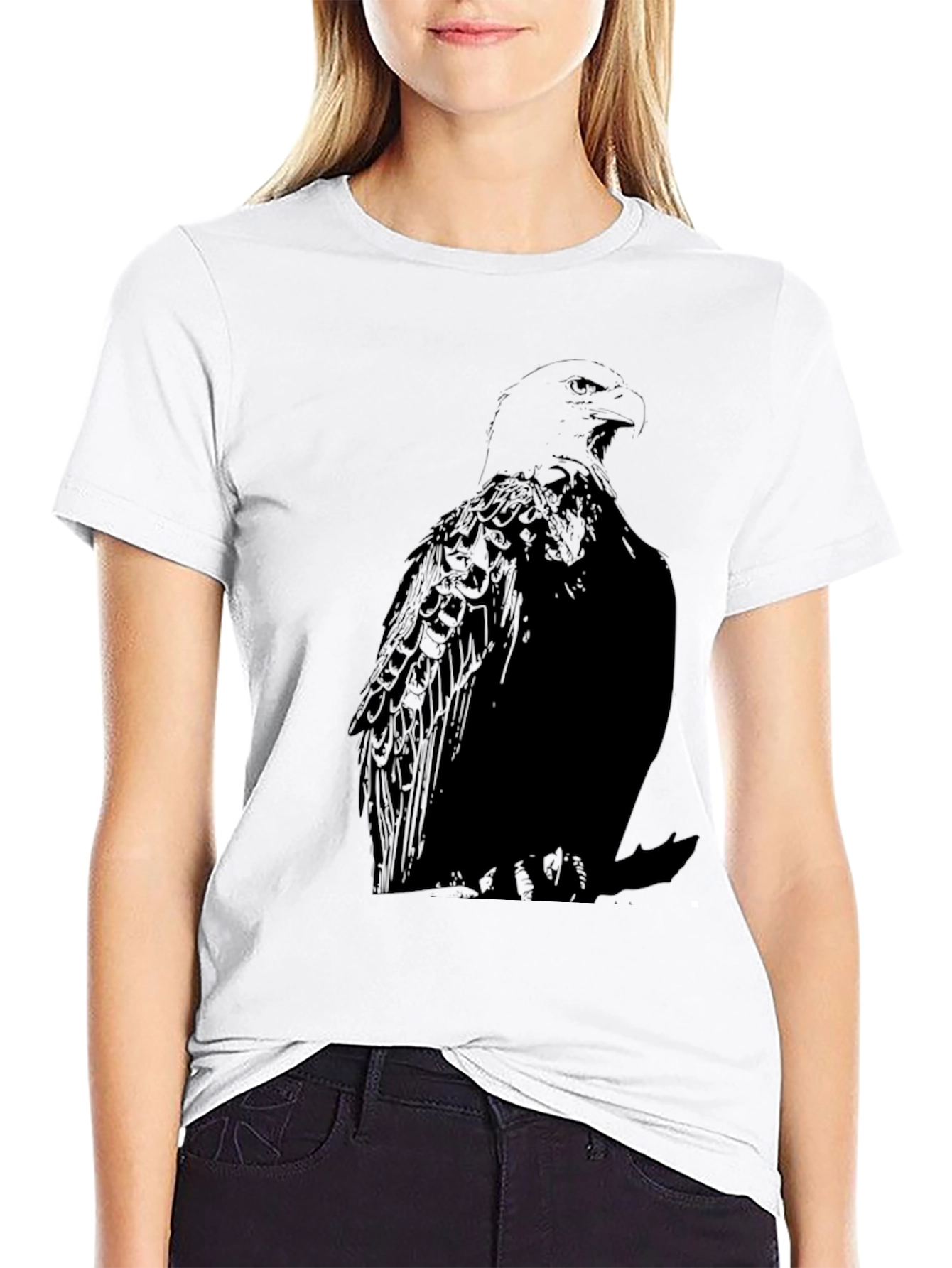 Black Black Eagle Graphic Tee - Men's Style view 9
