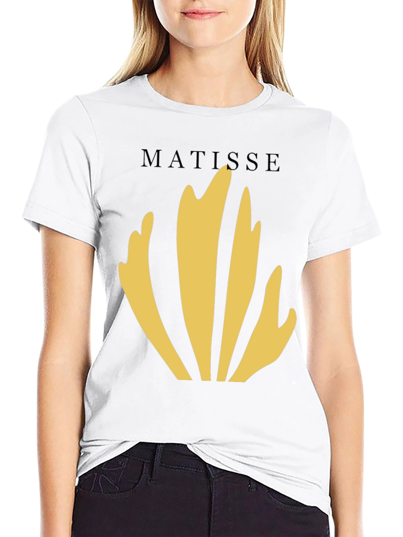 Black Matisse Inspired Graphic Tee view 9