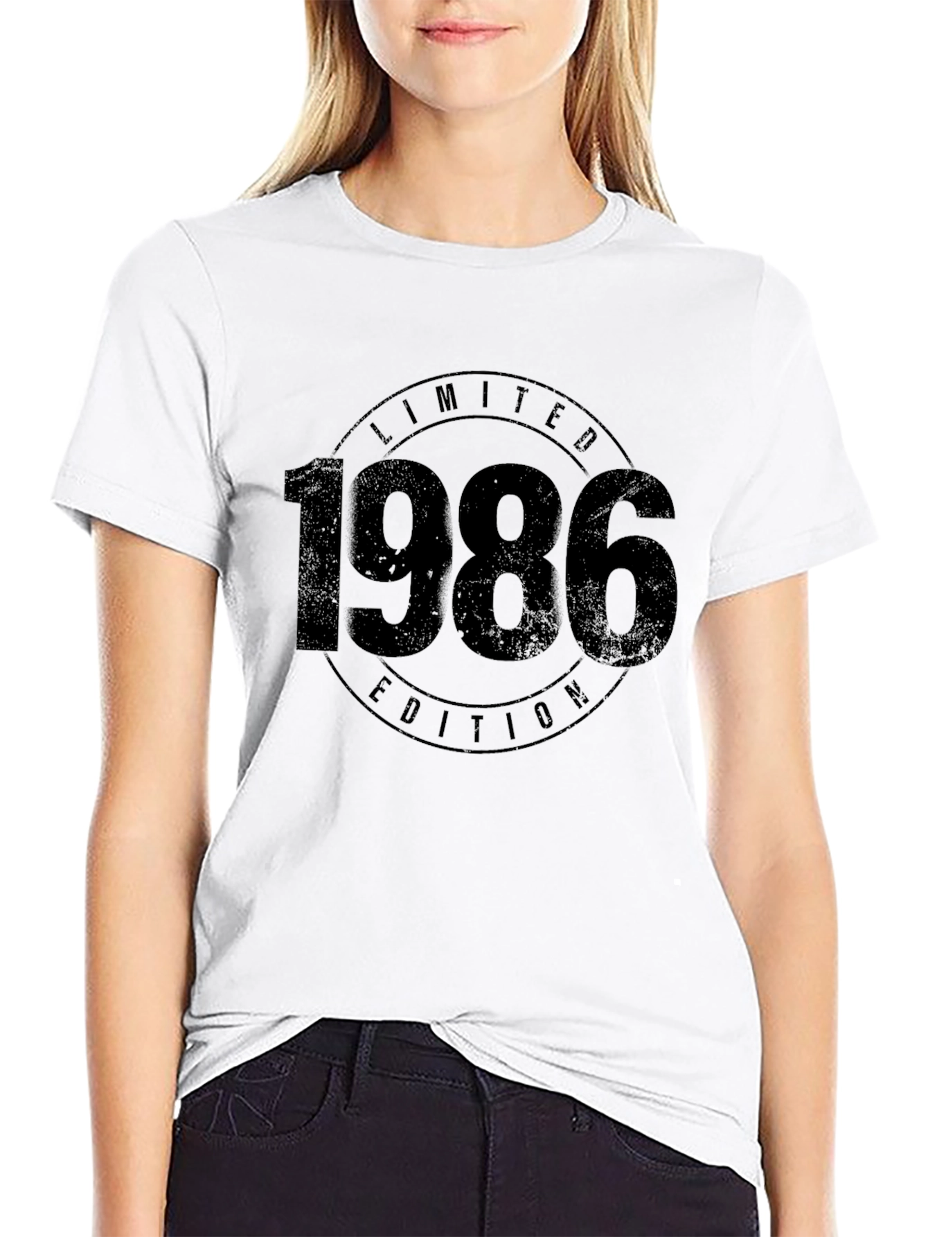 Black Limited Edition 1986 Graphic Tee - Vintage Style view 9