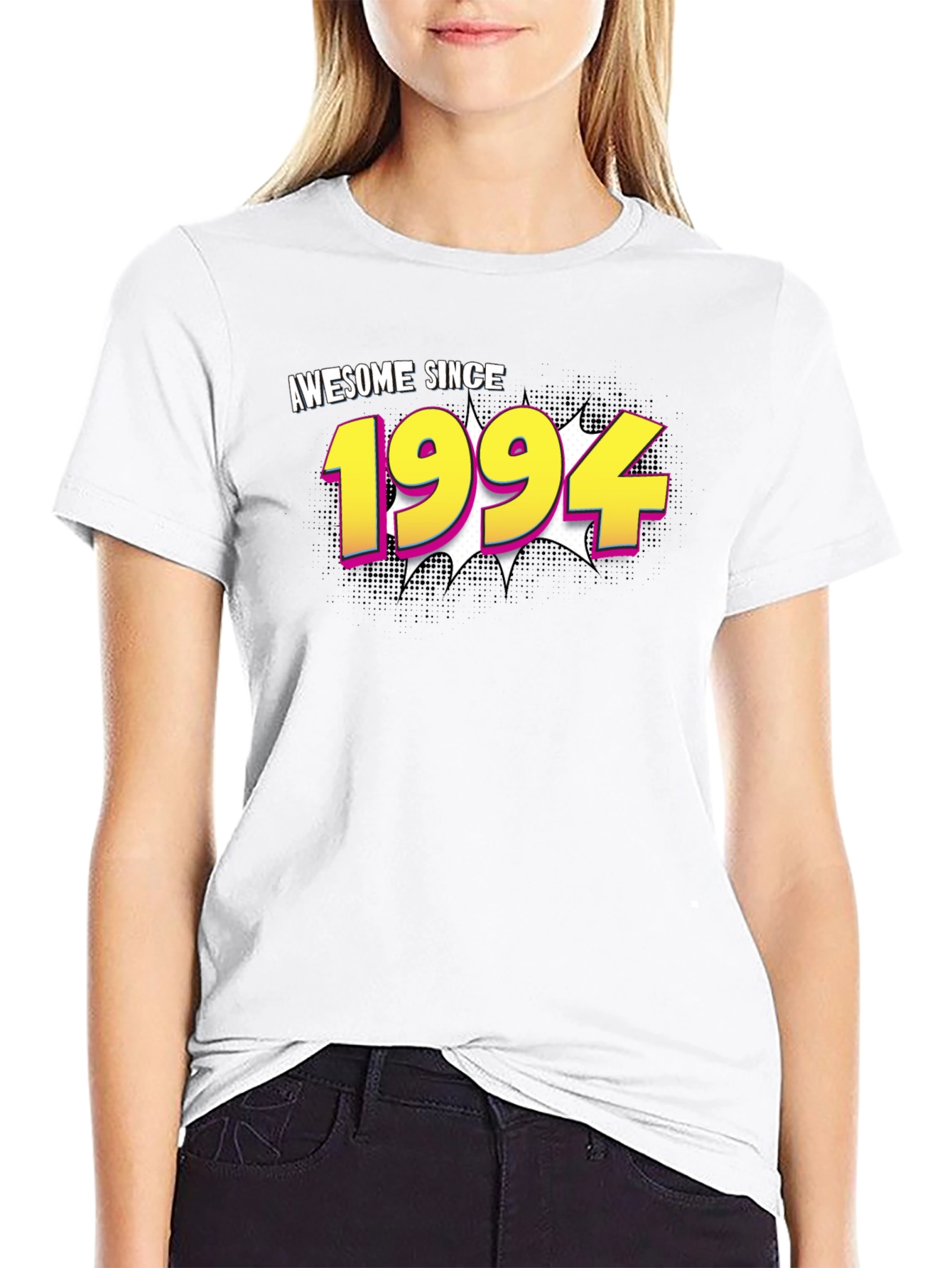 Black Awesome Since 1994 Black T-Shirt view 9