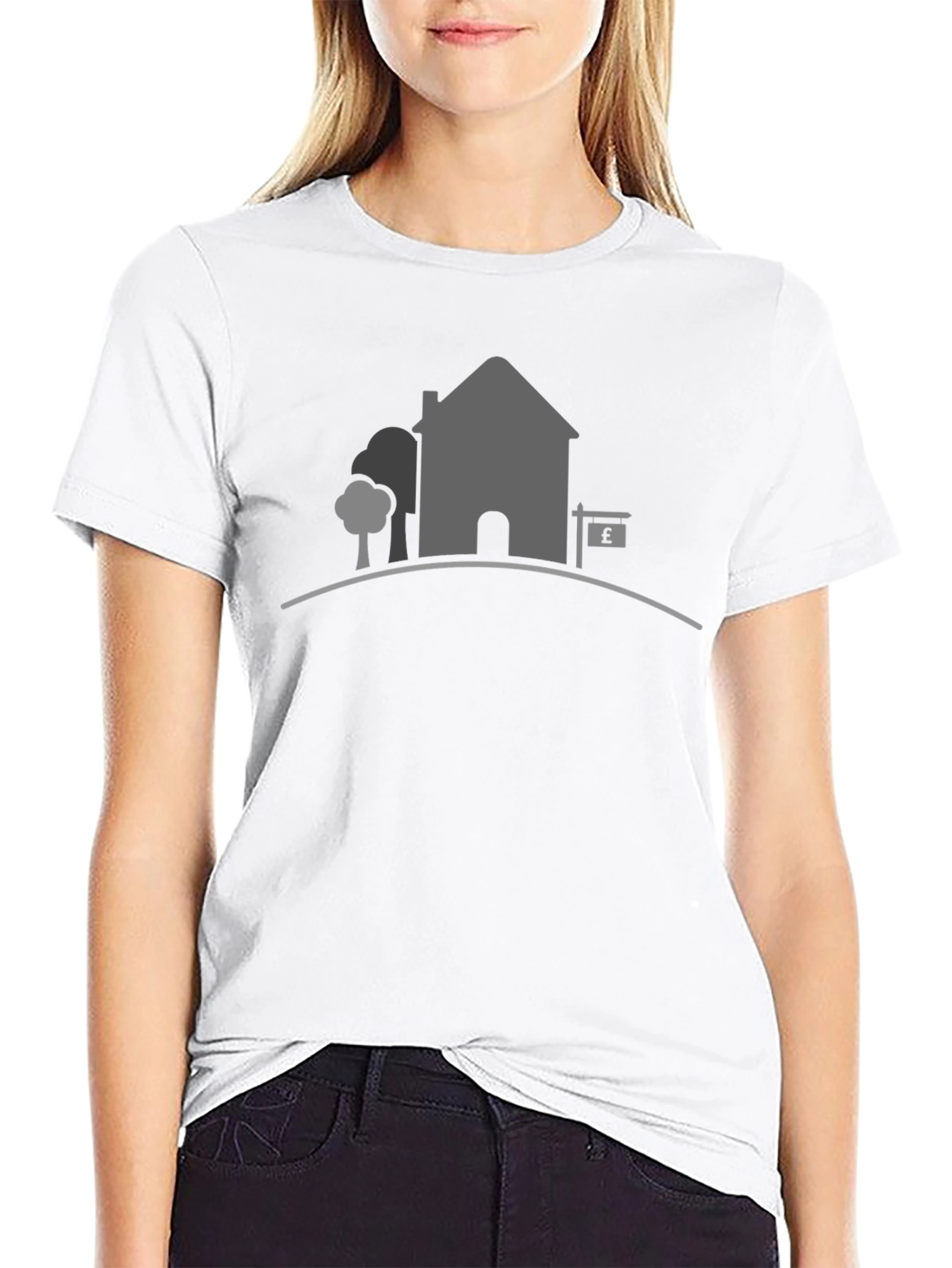 Black House For Sale T-Shirt - Unisex Graphic Tee view 9