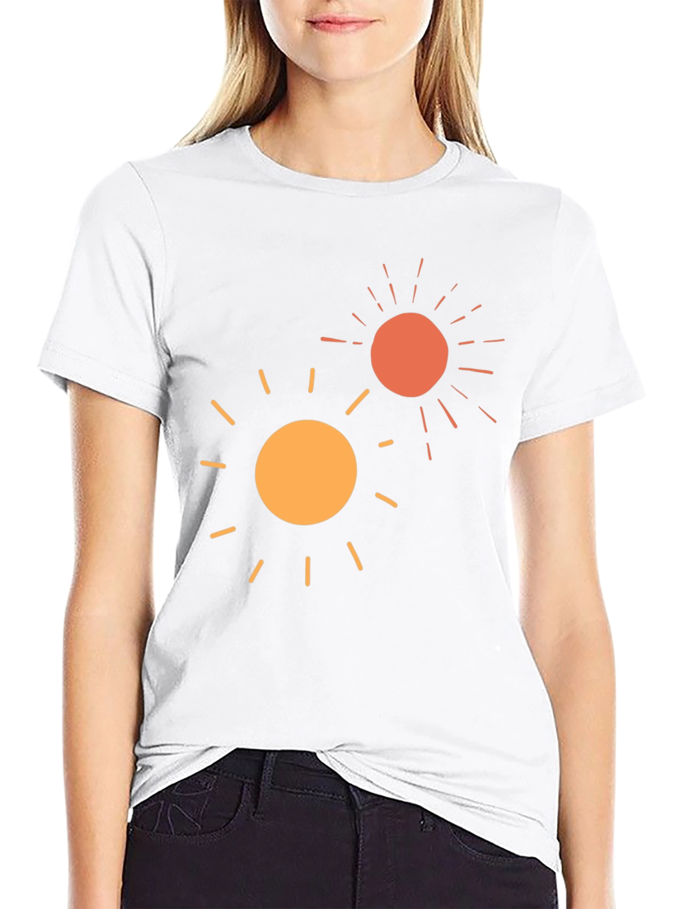 Black Sunshine Graphic Tee -  Soft Cotton Comfort view 9