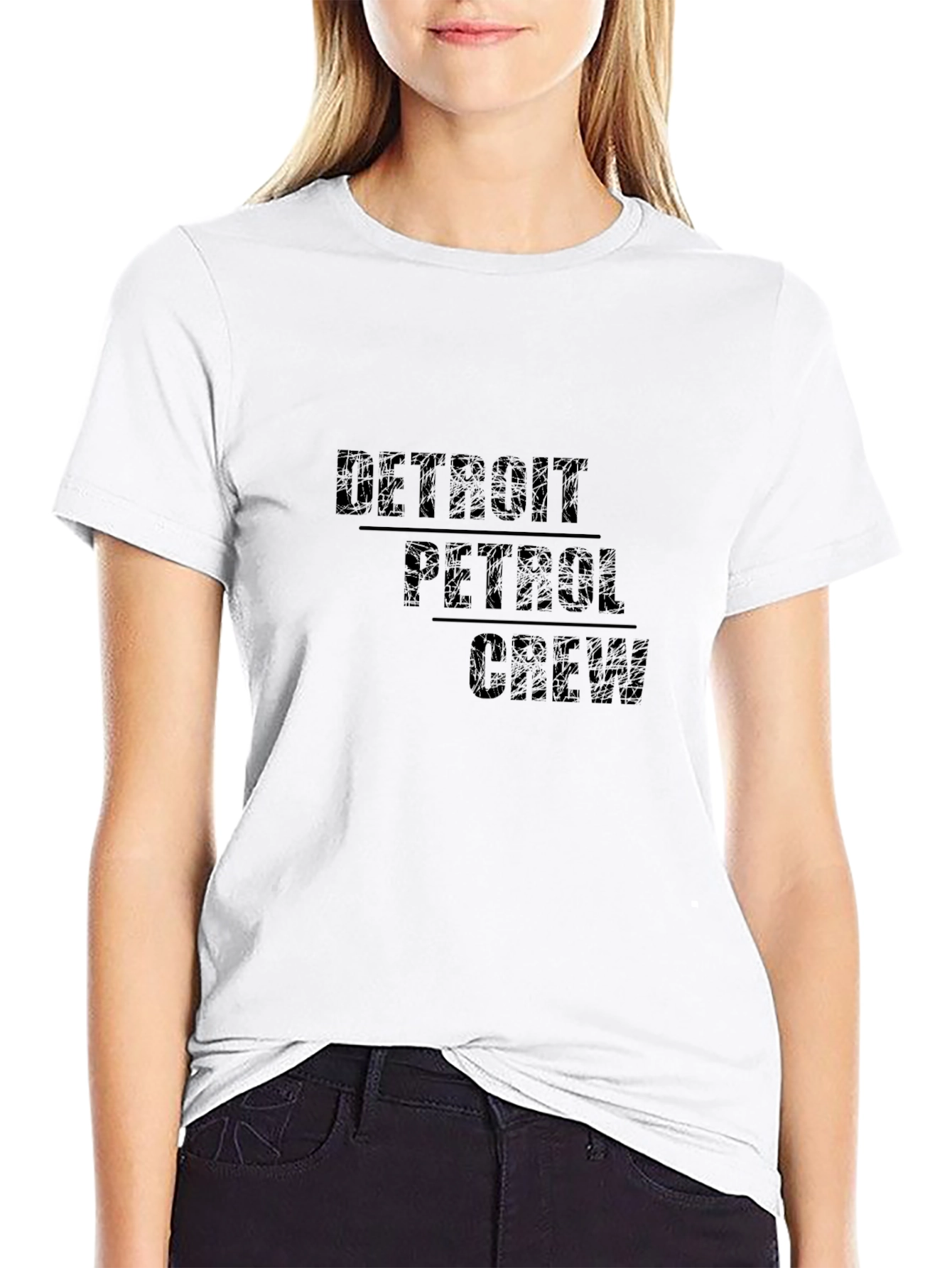 Black Detroit Petrol Crew Black T-Shirt view 9