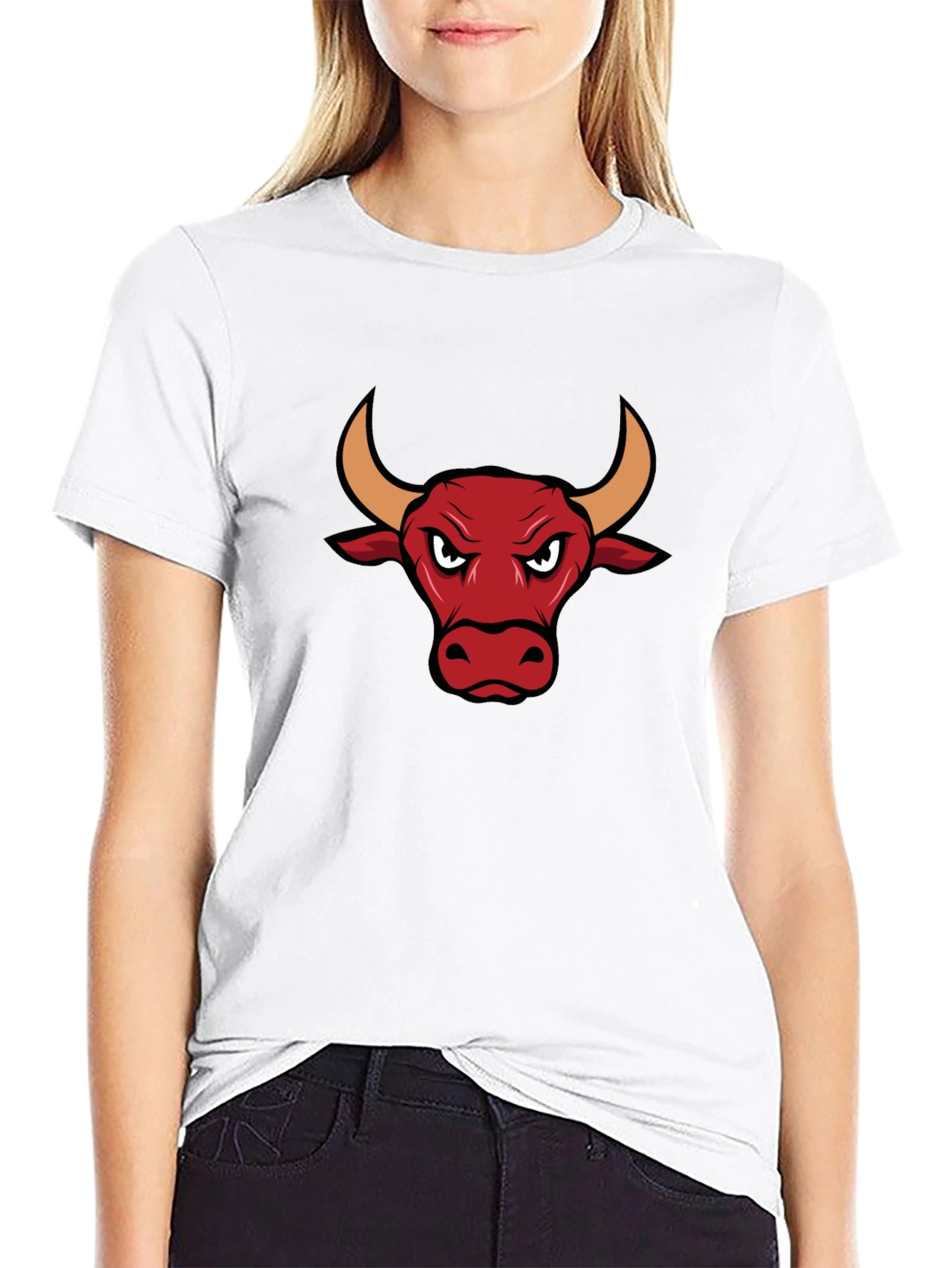 Black Bull Graphic Tee - Men's Black T-Shirt view 9