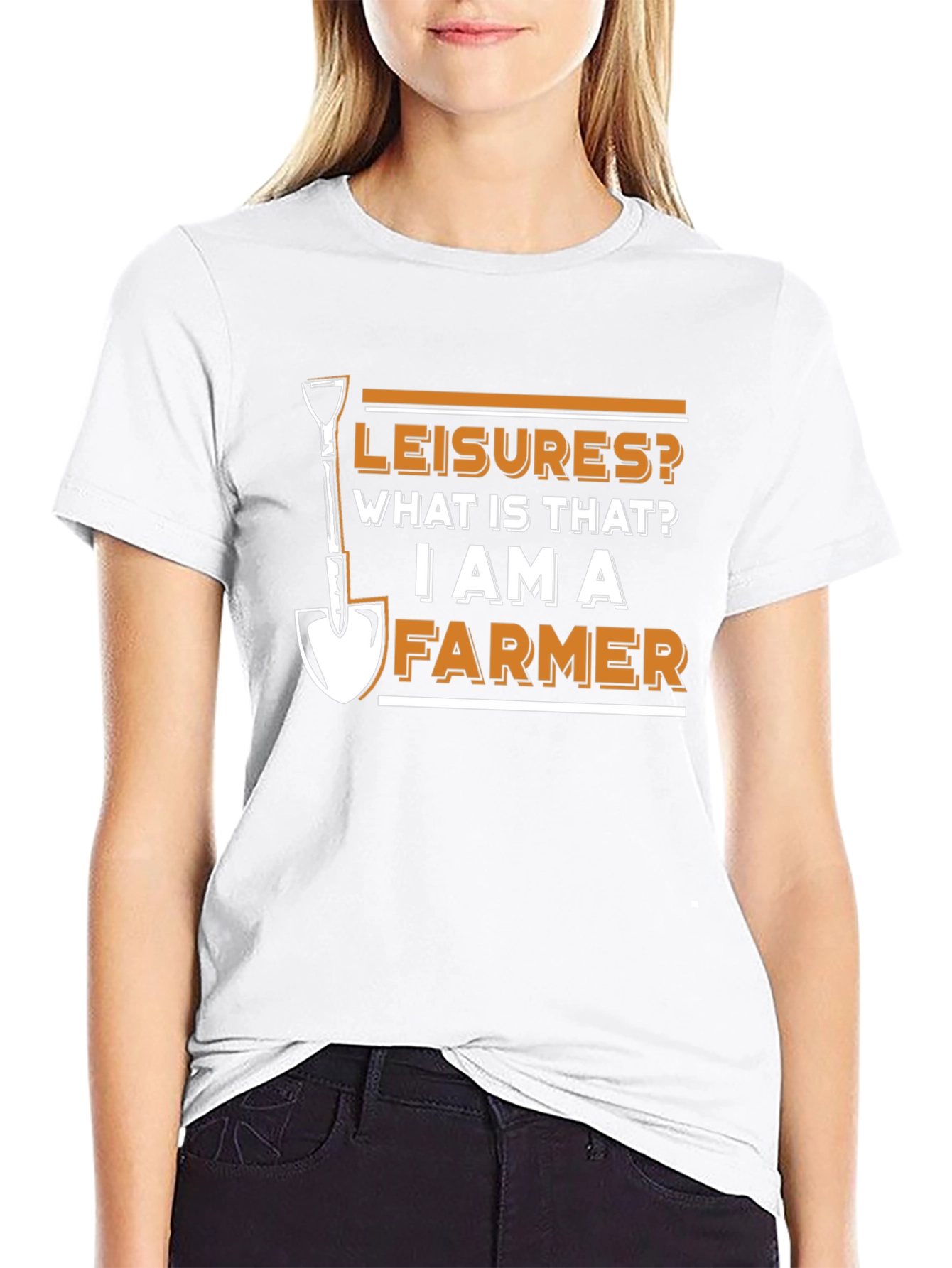 Black Leisures? I Am A Farmer Graphic T-Shirt view 9