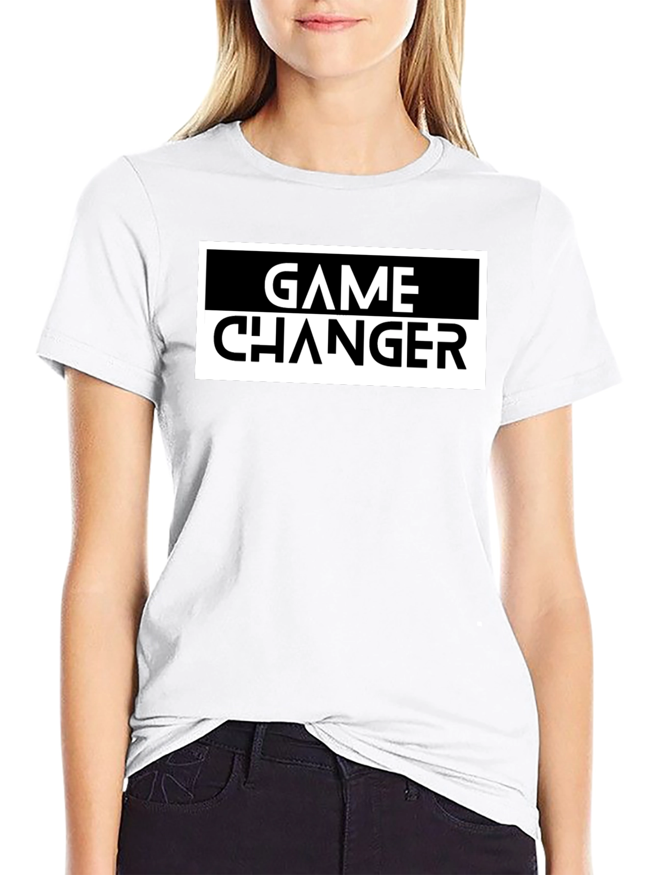 Black Game Changer Graphic T-Shirt - Black view 9