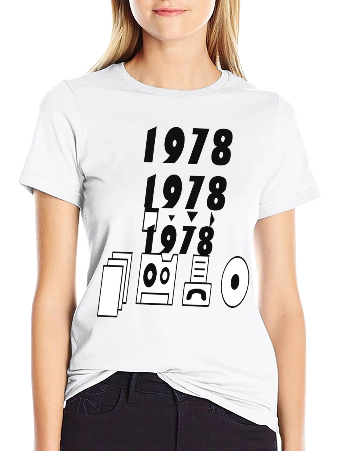 Black Retro 1978 Graphic T-Shirt - Unique Design view 9