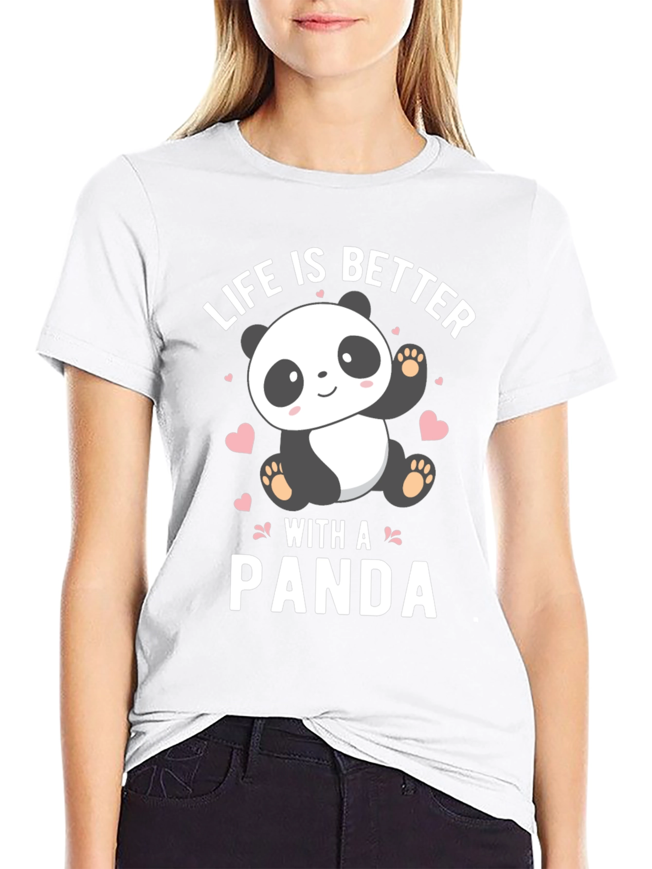 Black Life Is Better With A Panda T-Shirt view 9