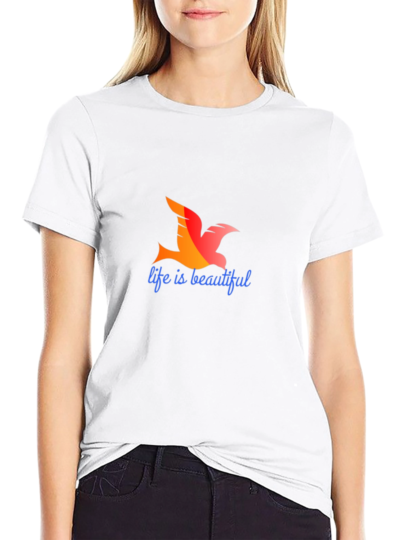 Black Life is Beautiful T-Shirt - Bird Graphic Tee view 9