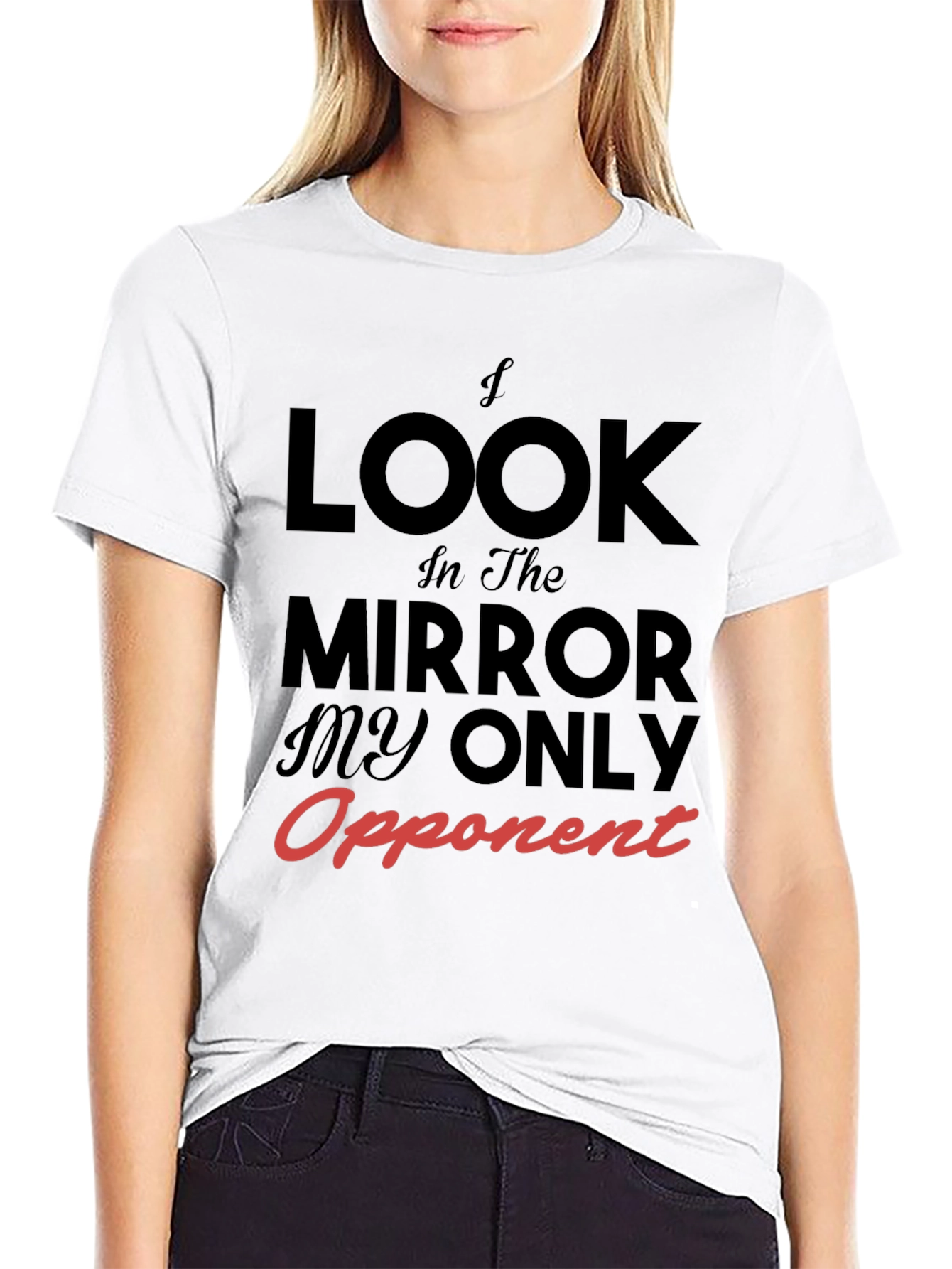 Black Look in the Mirror T-Shirt view 9