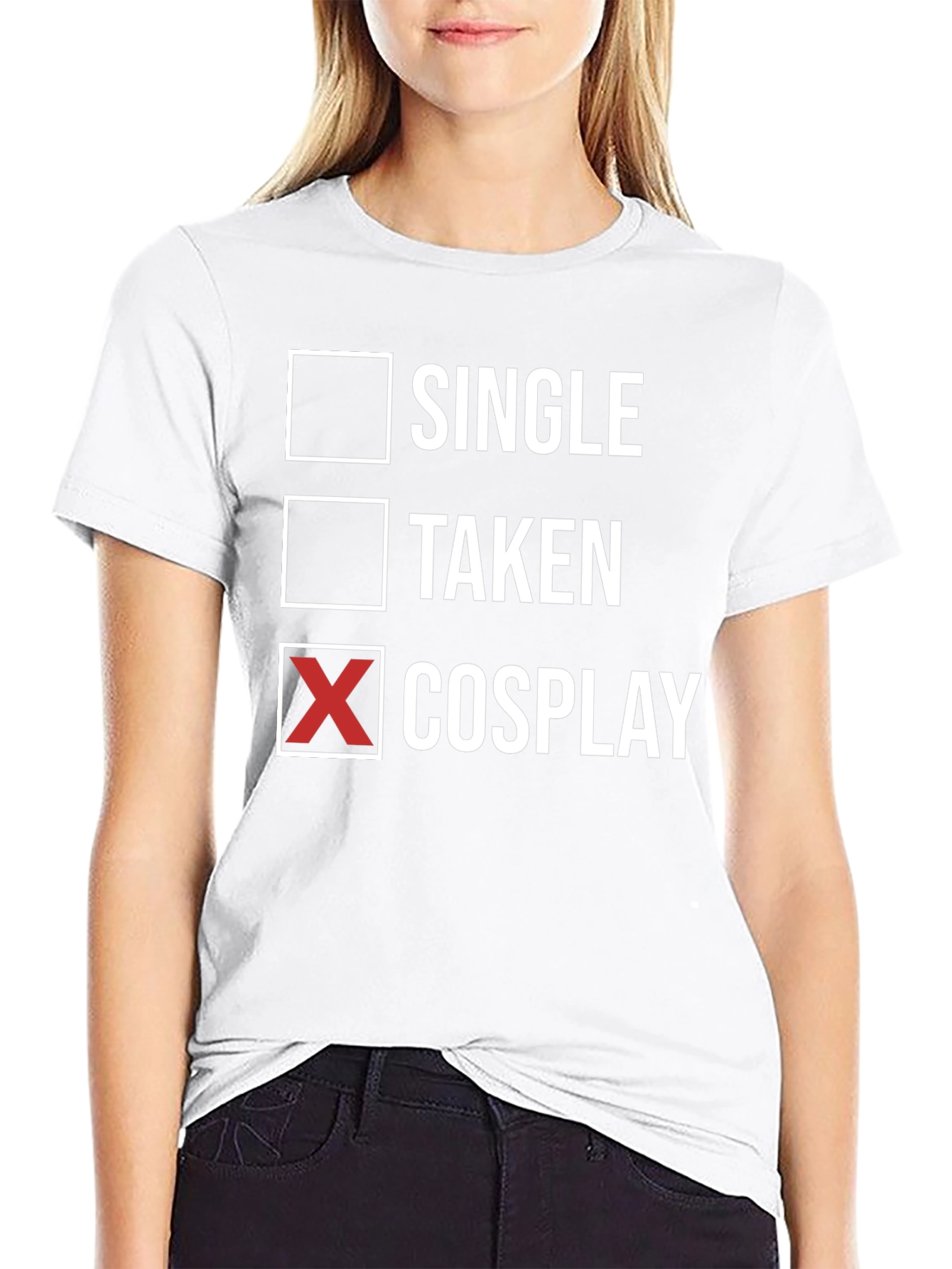 Black Cosplay T-Shirt - Single Taken Cosplay view 9