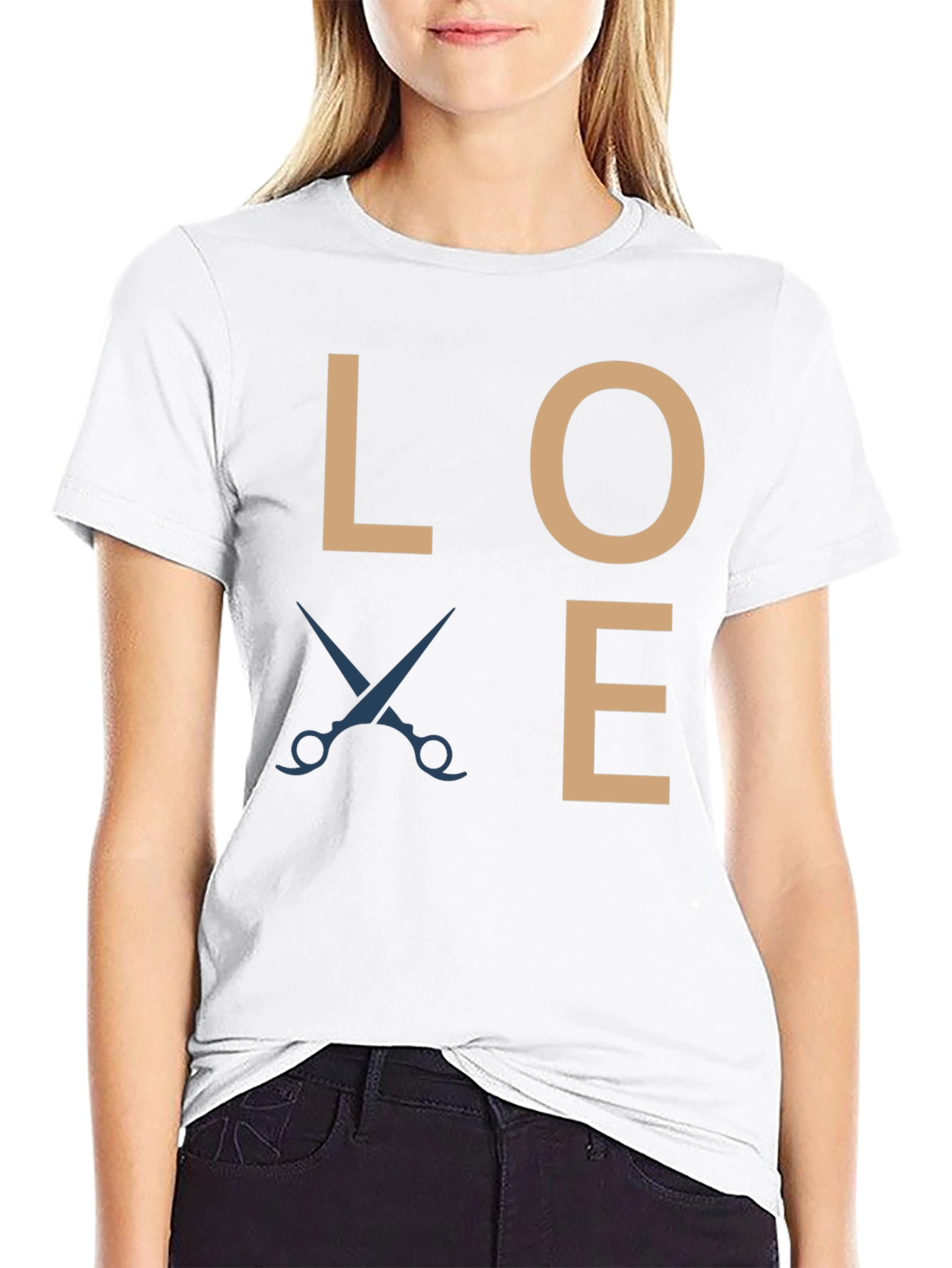 Black Love Hair Stylist T-Shirt - Barber Shop Tee view 9