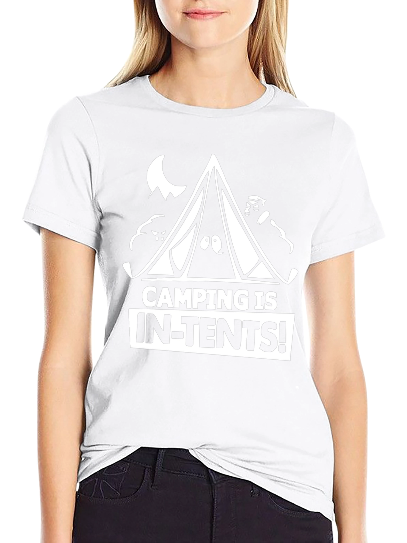Camping Is In-Tents! Novelty T-Shirt - 9