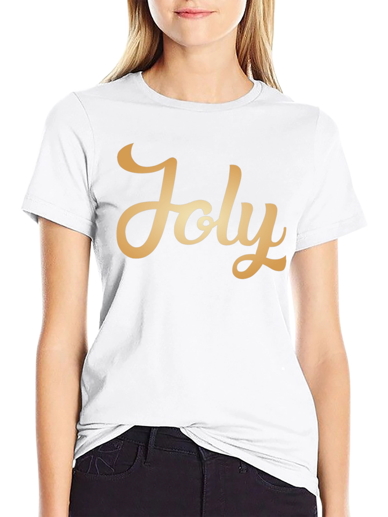 Black Joly Graphic Tee - Stylish Unisex T-Shirt view 9