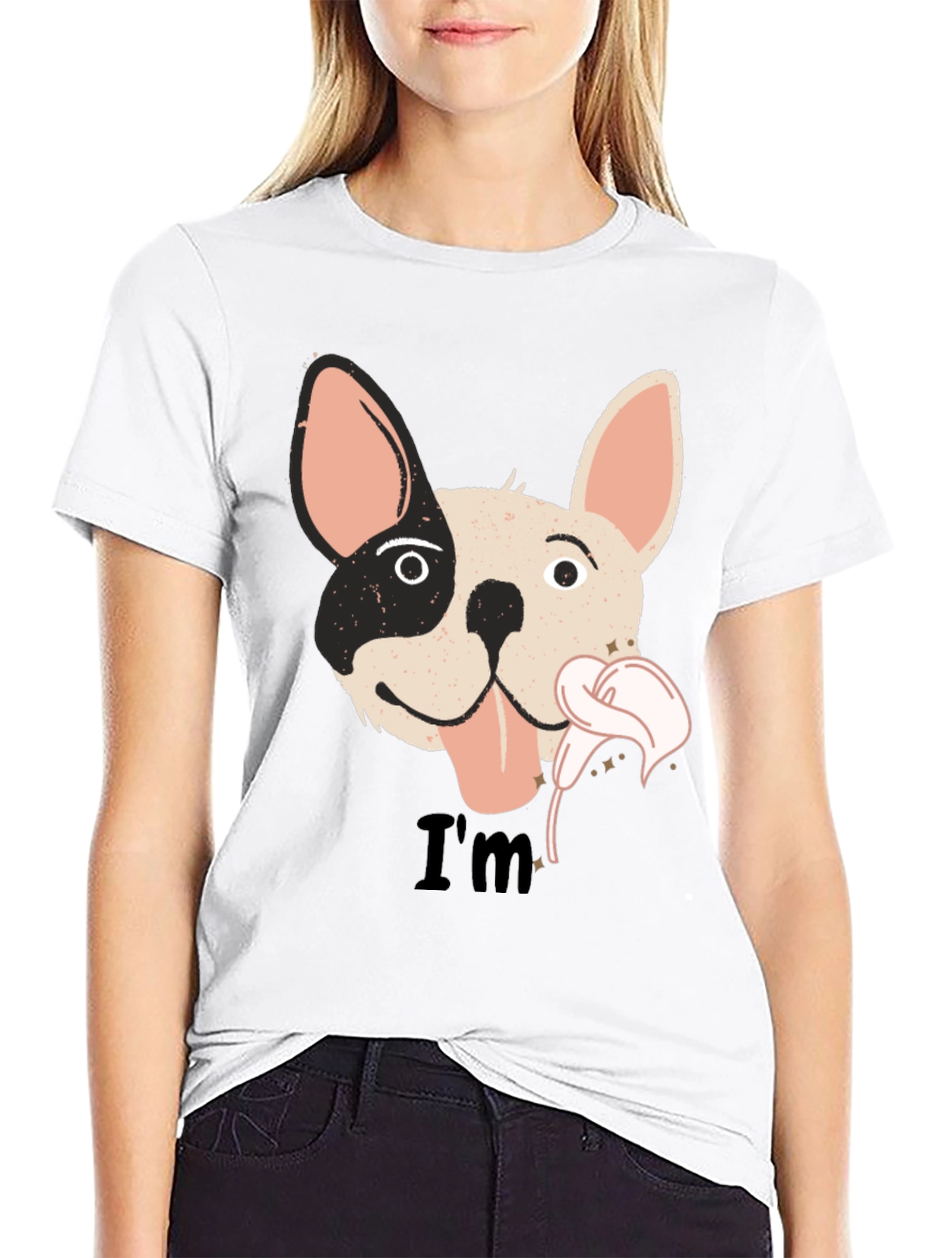 Black Dog Graphic Black T-Shirt view 9