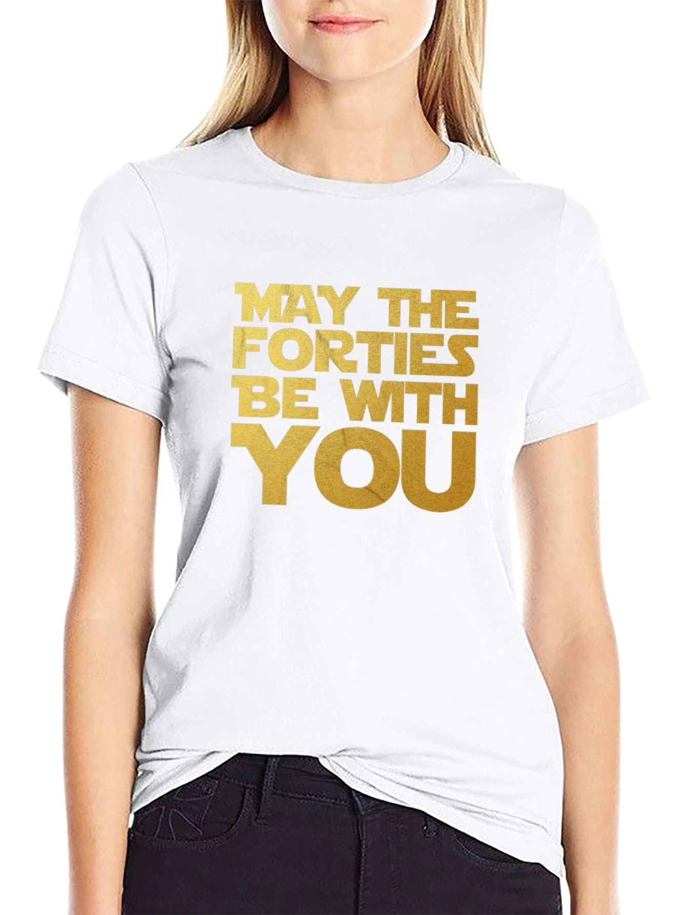 Black May The Forties Be With You T-Shirt view 9