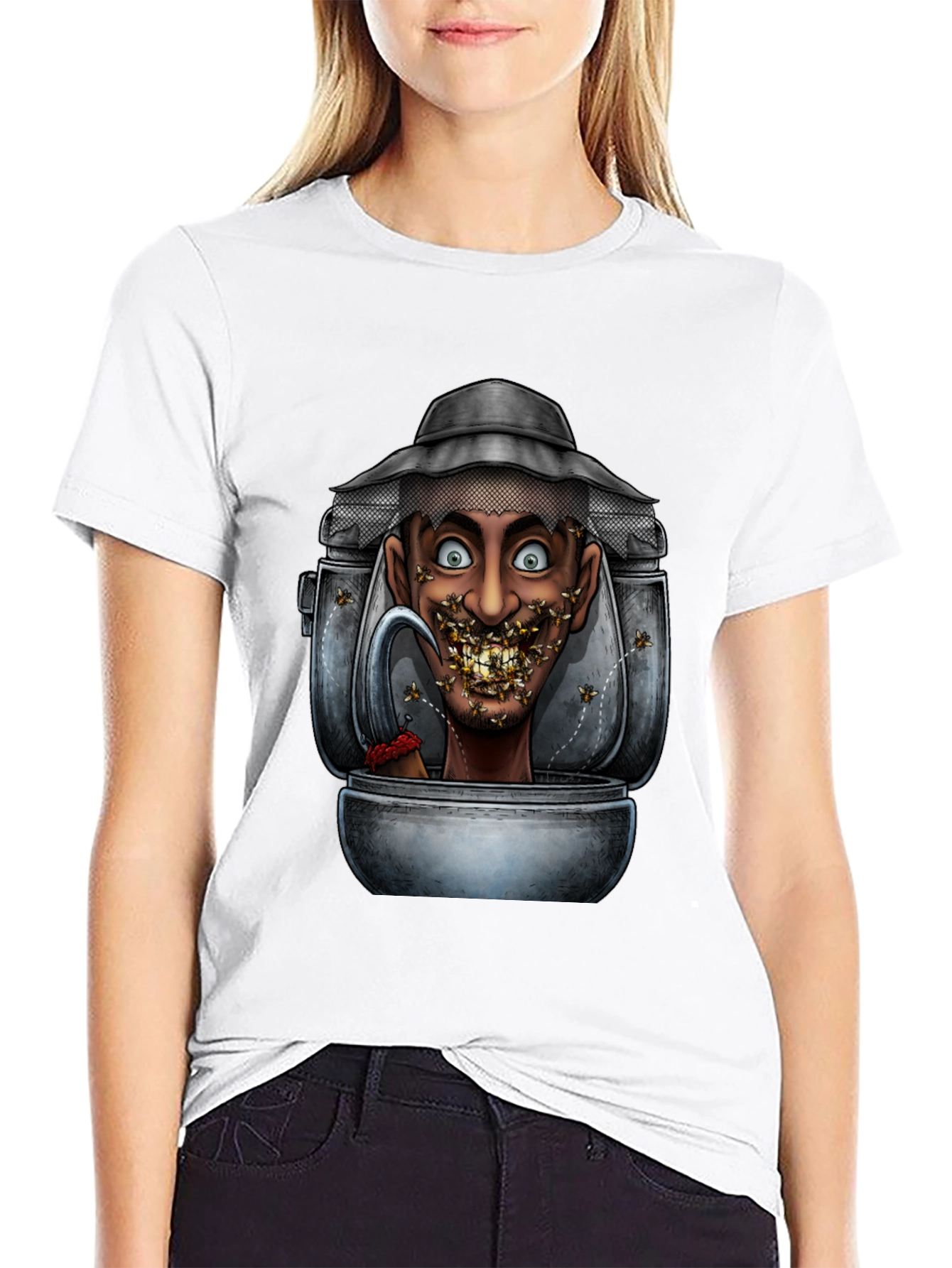 Black Bee Keeper T-Shirt view 9