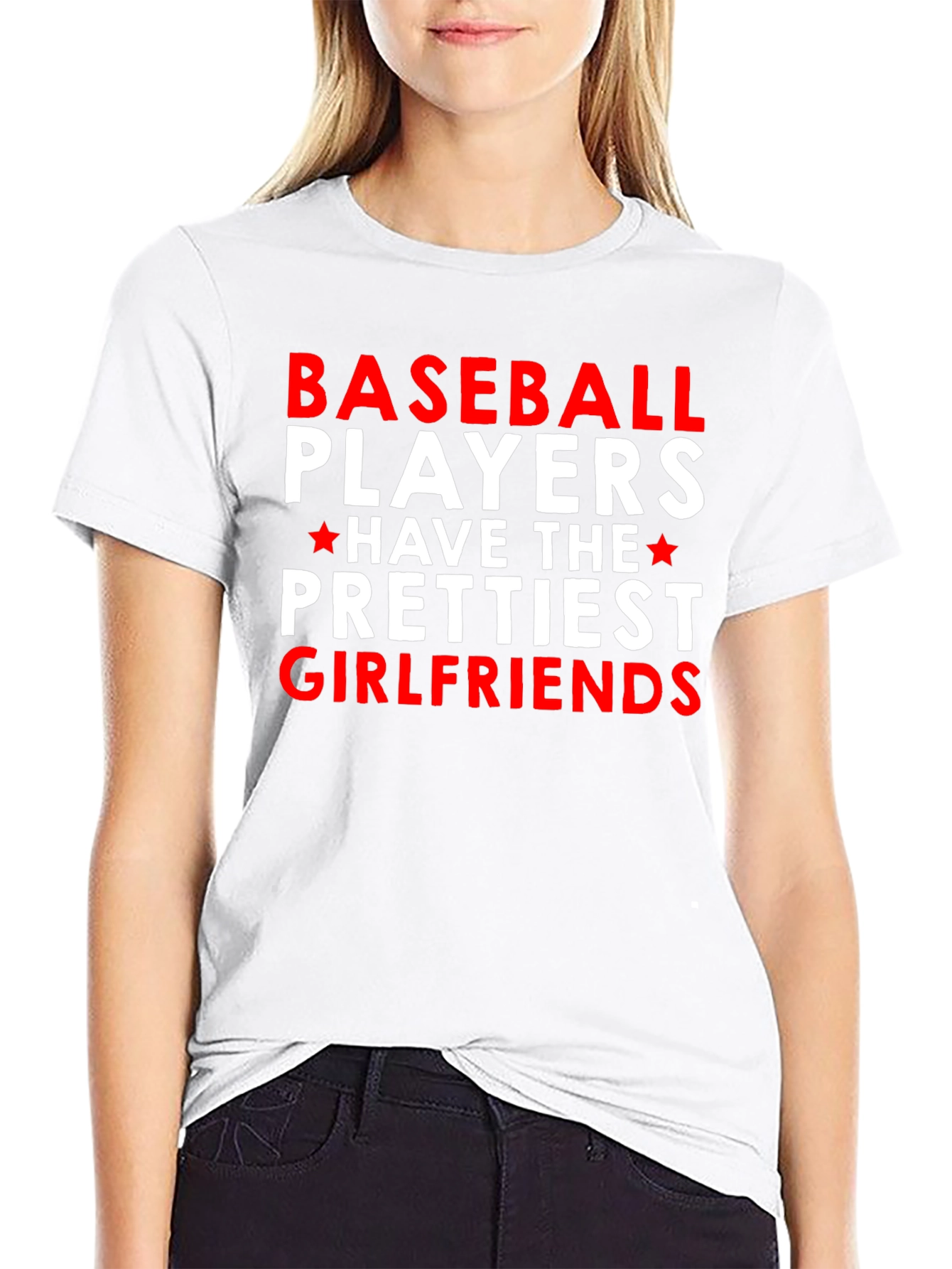Black Baseball Players Prettiest Girlfriends T-Shirt view 9