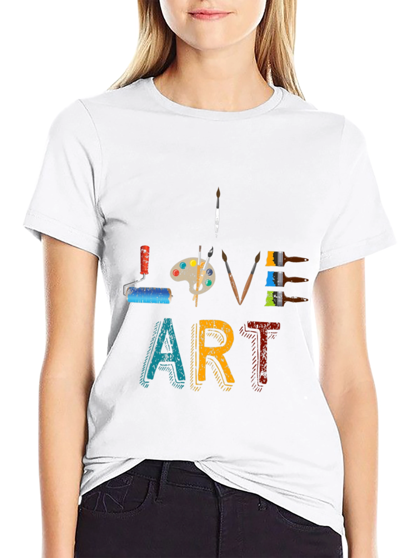 Love Art Graphic Tee - Artistic Design T-Shirt - 9