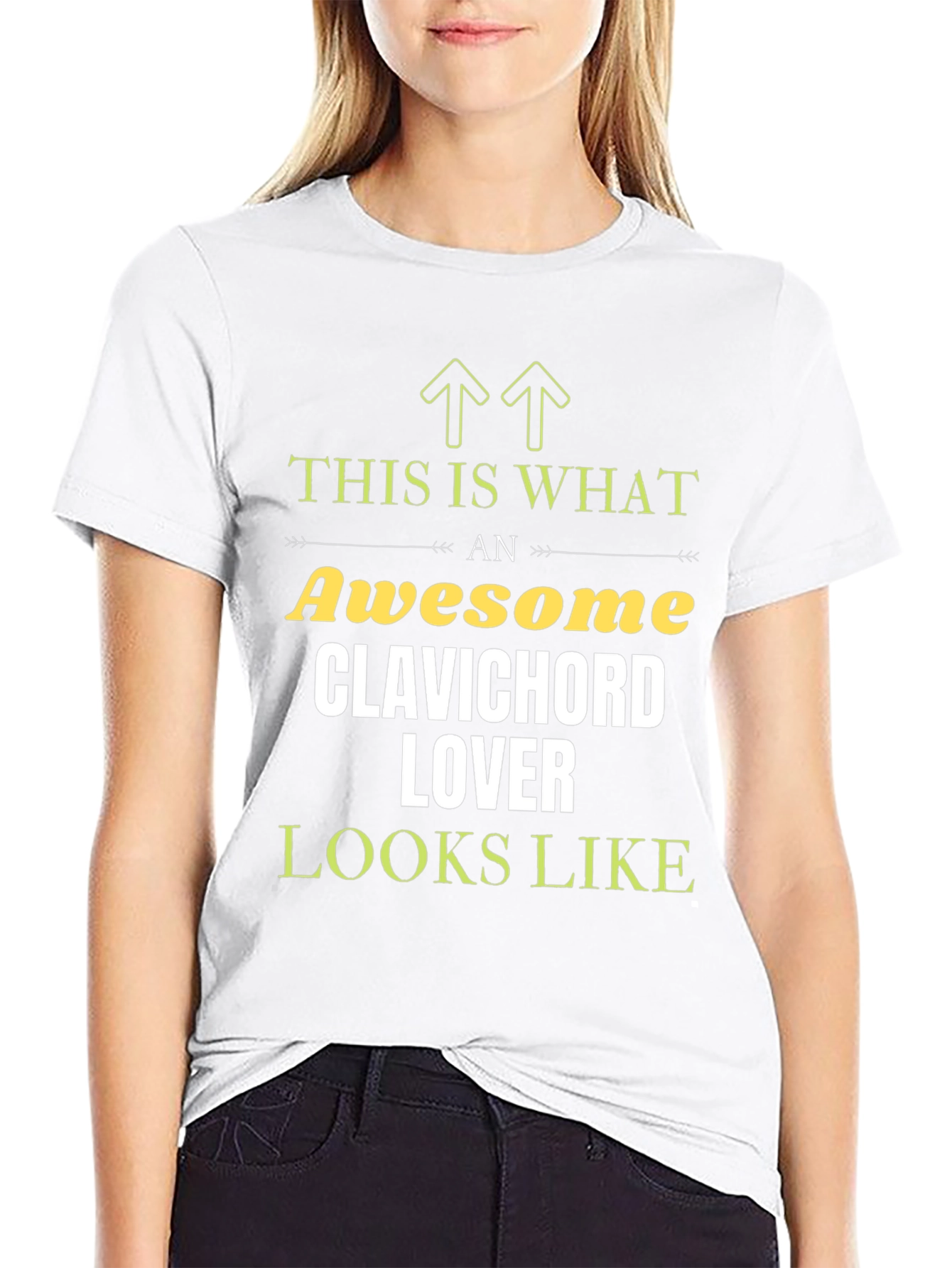 Black Awesome Clavichord Lover T-Shirt view 9