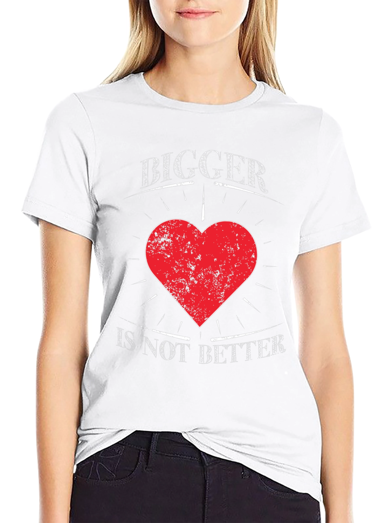 Black Bigger Is Not Better T-Shirt view 9