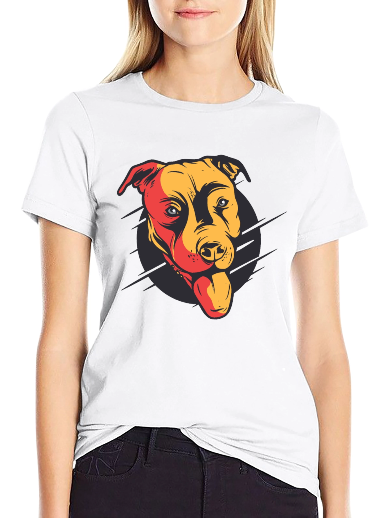 Black Pitbull Graphic T-Shirt - Cool Dog Lover Tee view 9