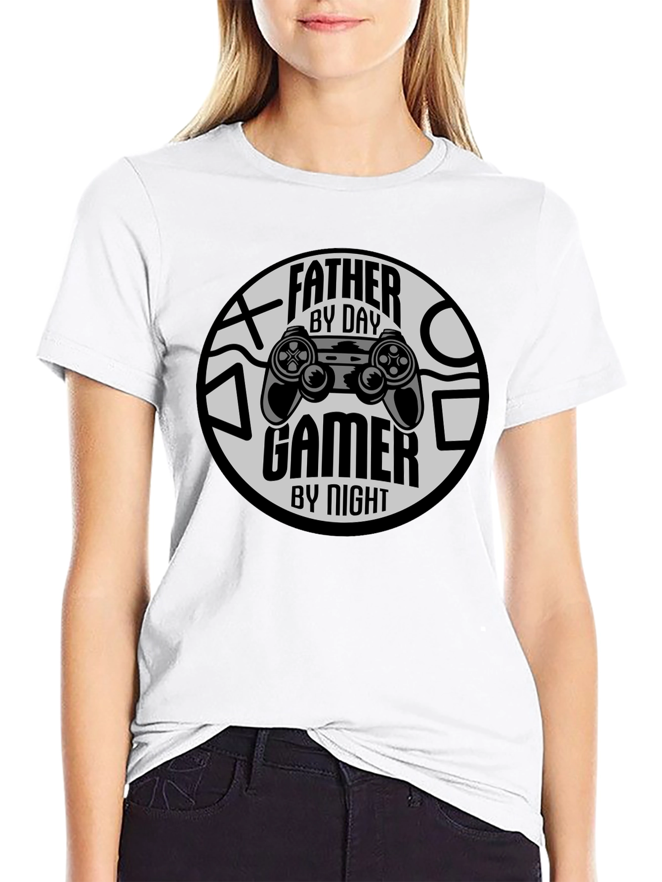 Black Father By Day Gamer By Night T-Shirt view 9