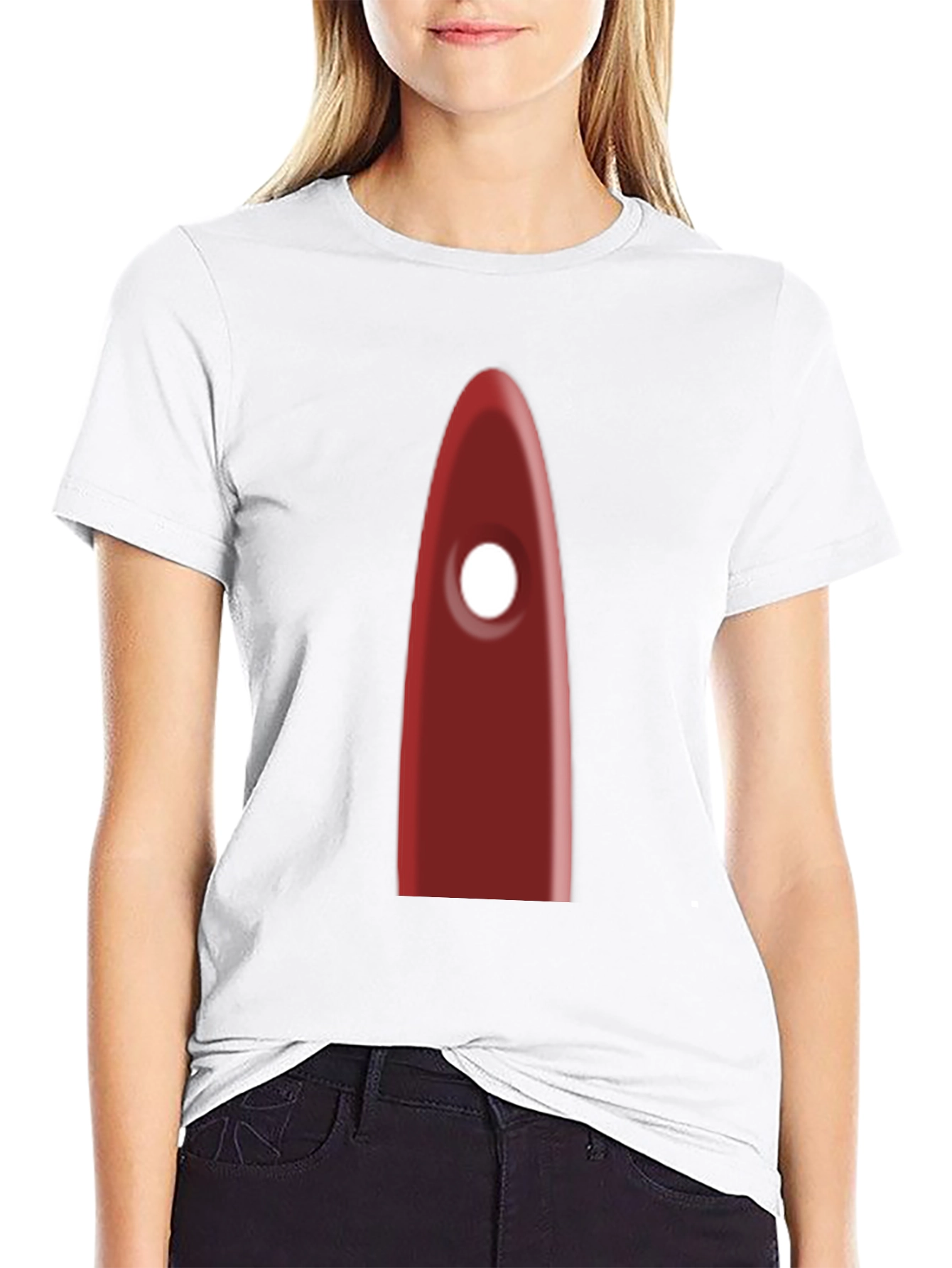 Black Unique Graphic Print Crew Neck T-Shirt view 9