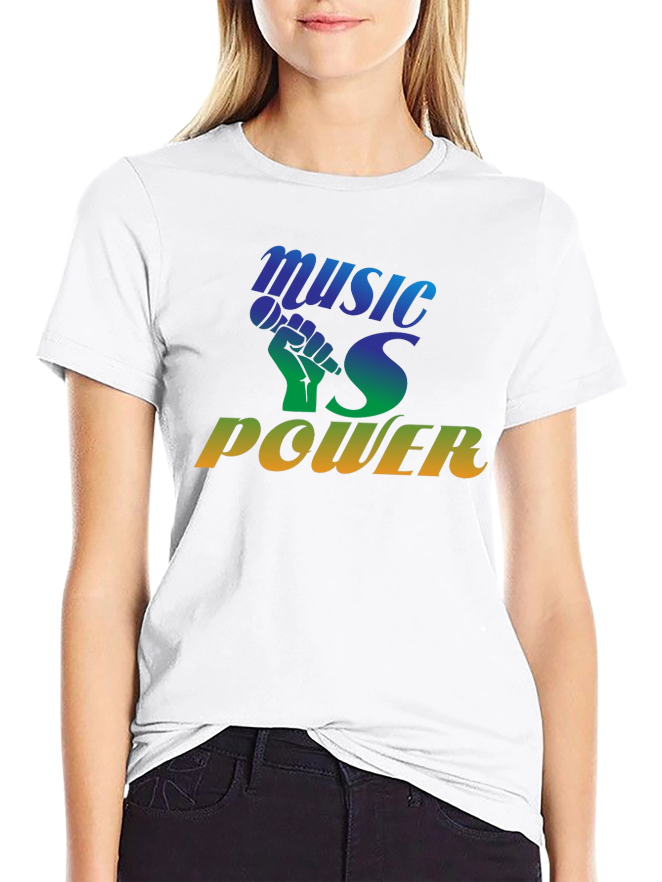 Black Music is Power T-Shirt view 9