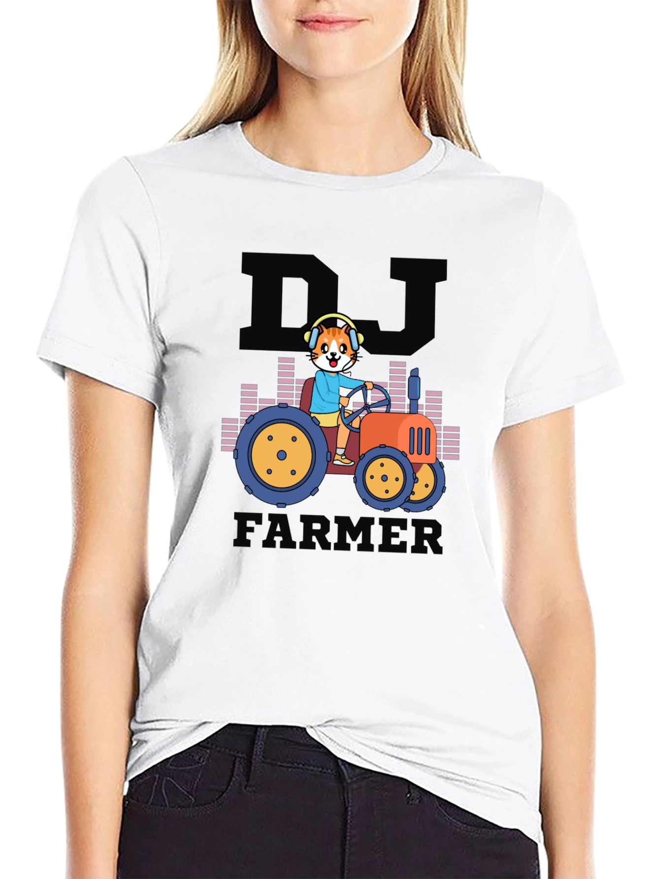 Black DJ Farmer Graphic Tee - Black T-Shirt view 9