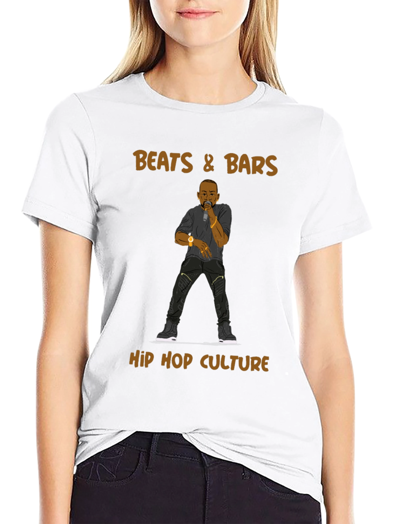 Beats & Bars Hip Hop Culture Black T-Shirt - 9