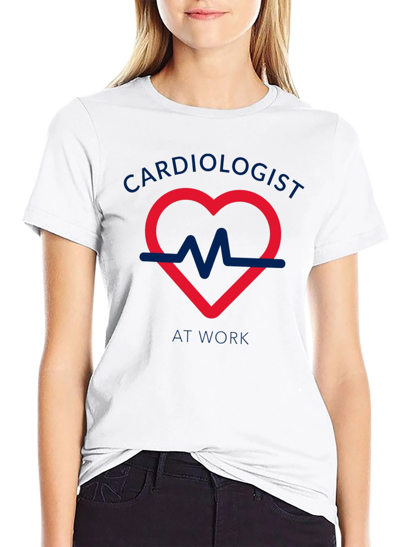 Black Cardiologist At Work T-Shirt view 9