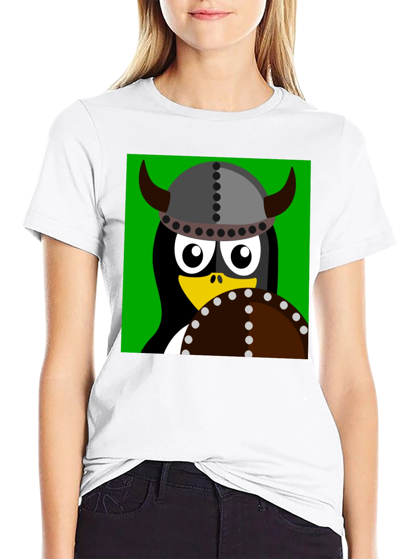 Black Viking Penguin Graphic T-Shirt - Black view 9