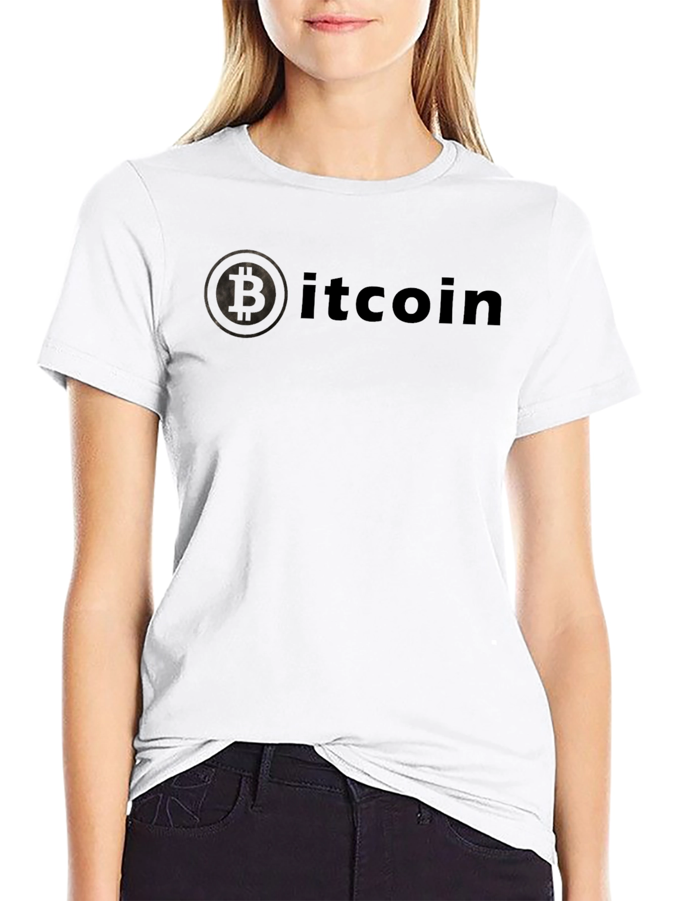 Black Bitcoin T-Shirt - Crypto Currency Tee view 9