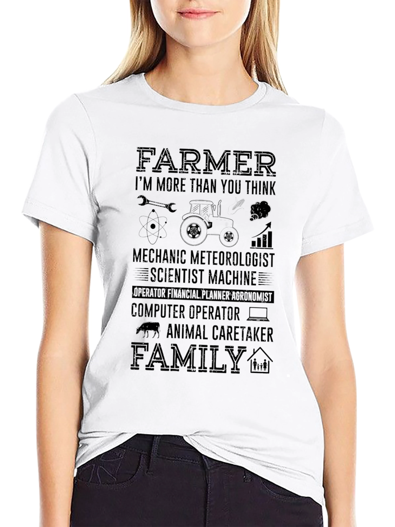 Black Farmer More Than You Think T-Shirt view 9