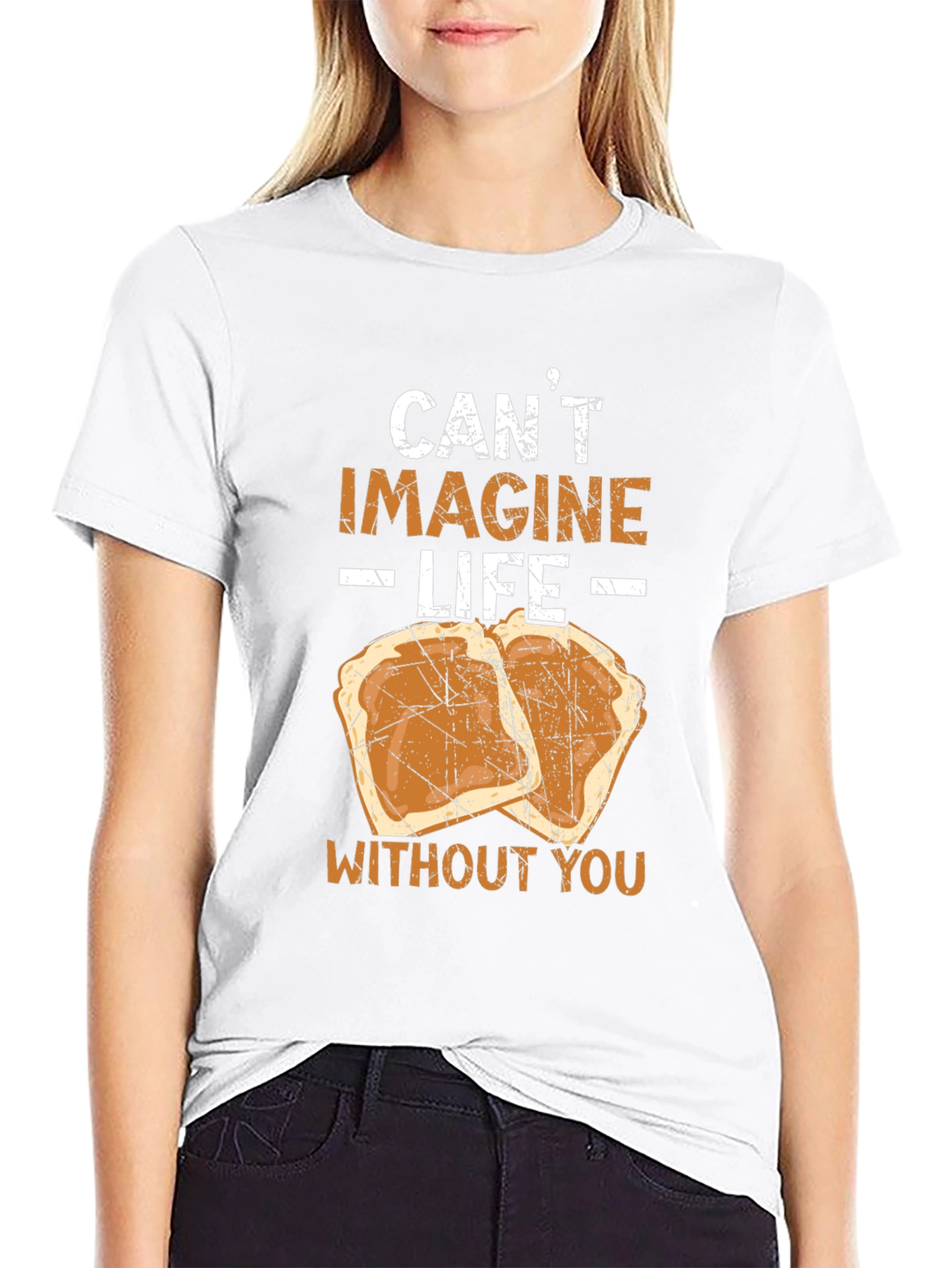 Black Peanut Butter & Jelly "Can't Imagine Life" Graphic Tee view 9