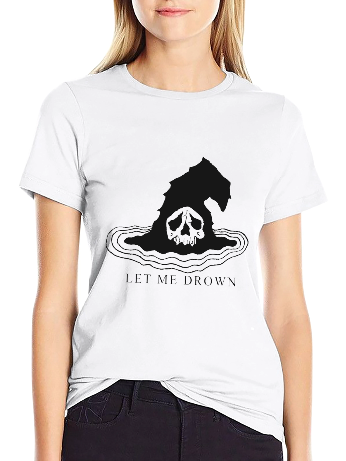 Black Classic Black Crew Neck T-Shirt view 9