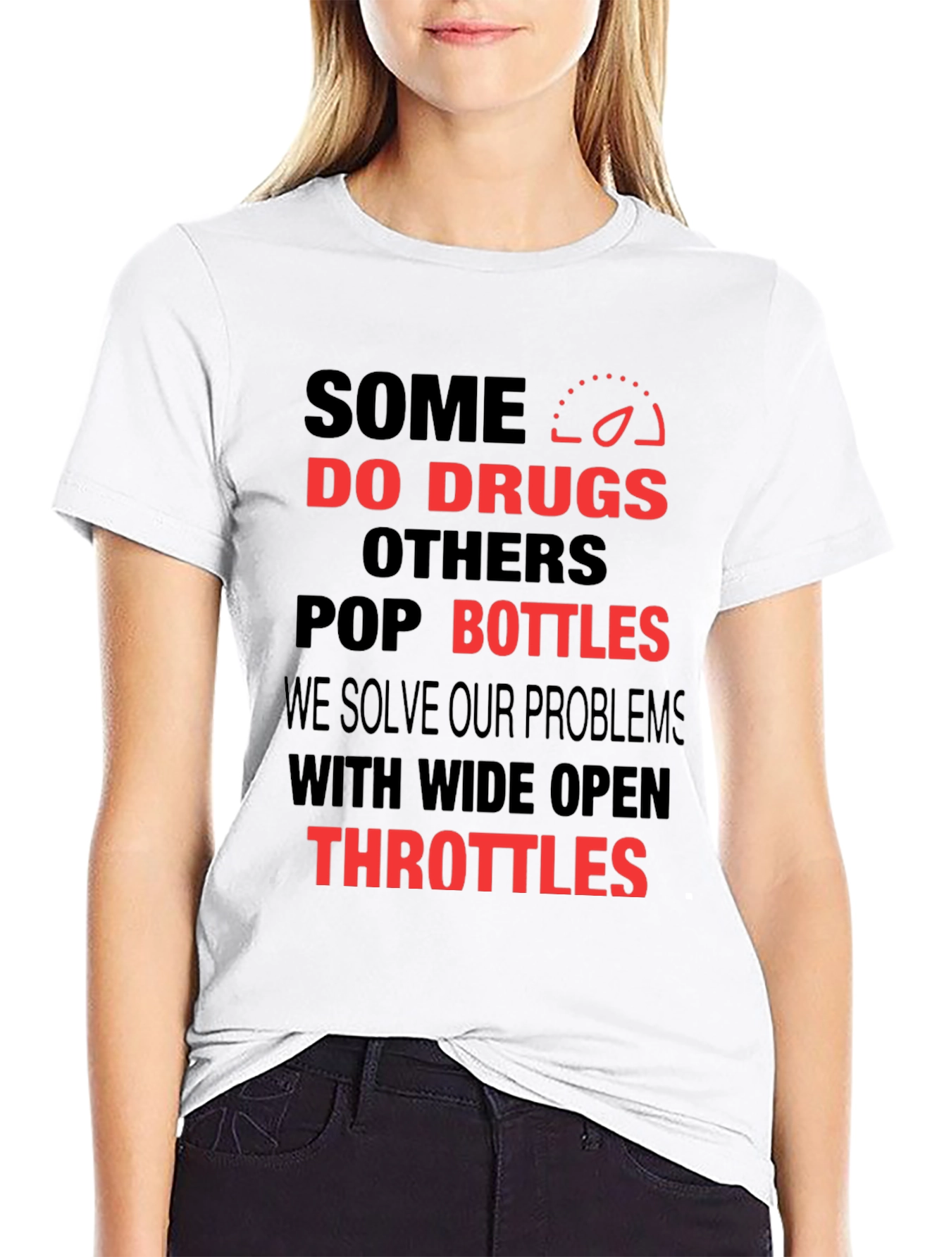 Black Some Do Drugs T-Shirt view 9