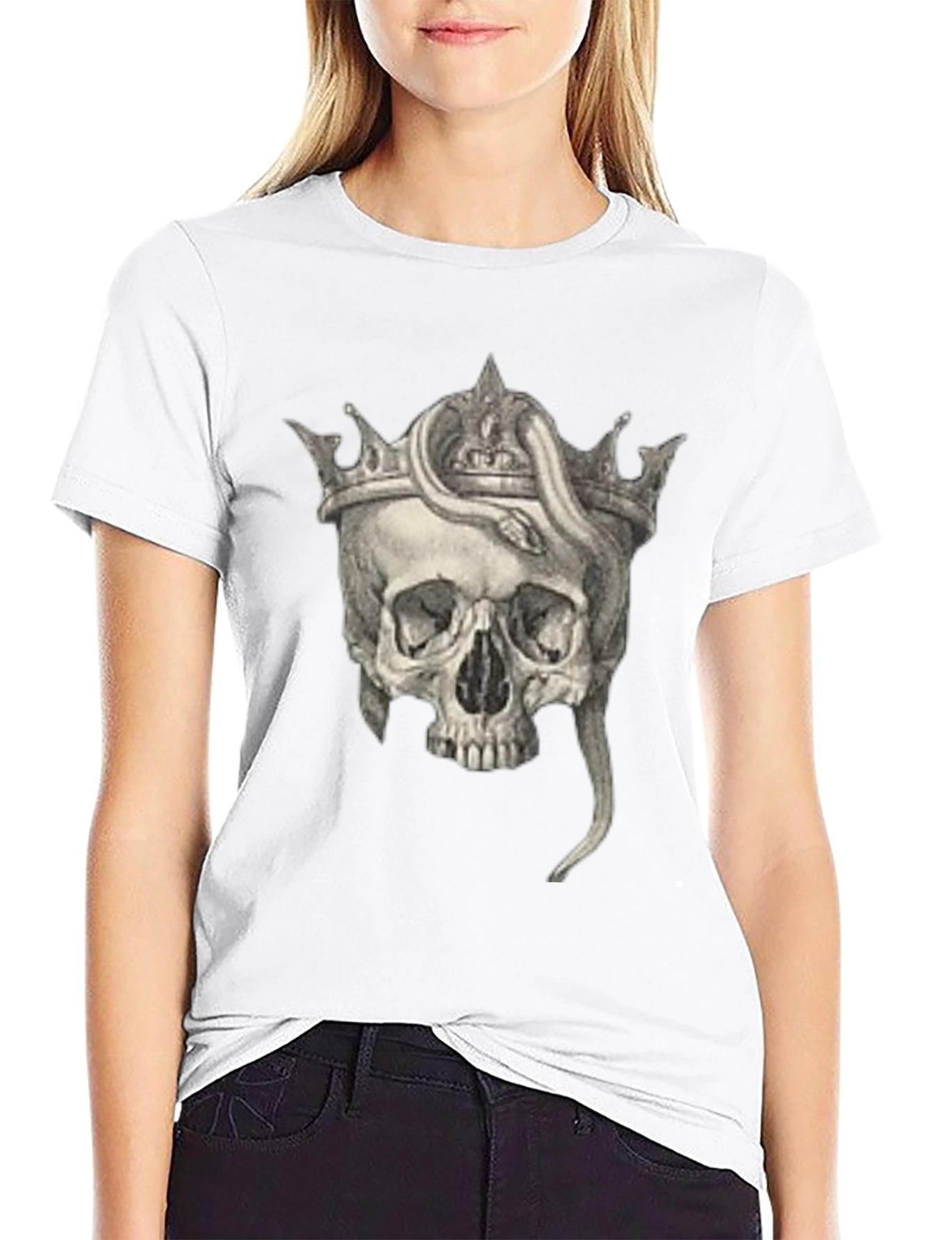 Black Skull King T-Shirt view 9
