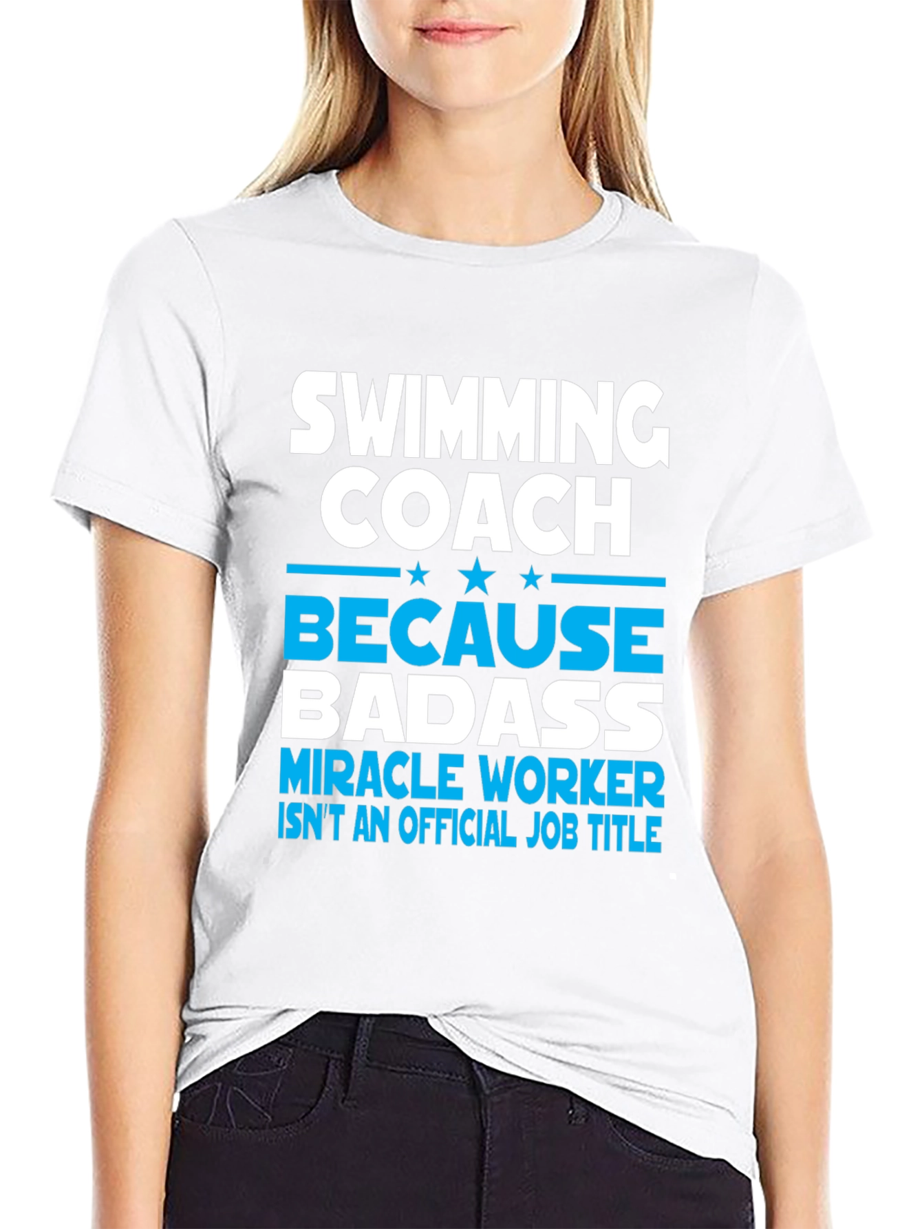 Swimming Coach Badass T-Shirt - 9