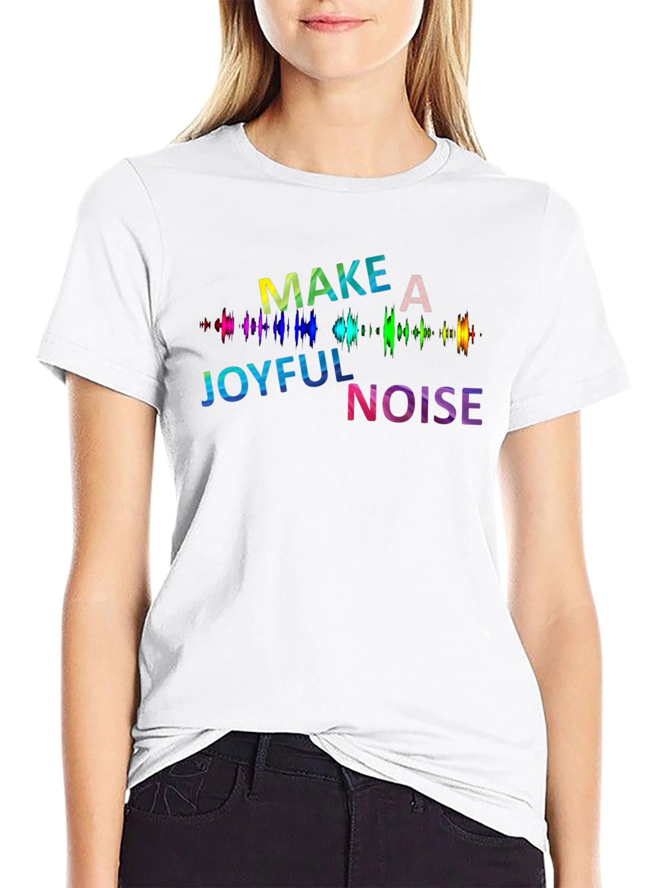Black Joyful Noise Graphic Tee view 9