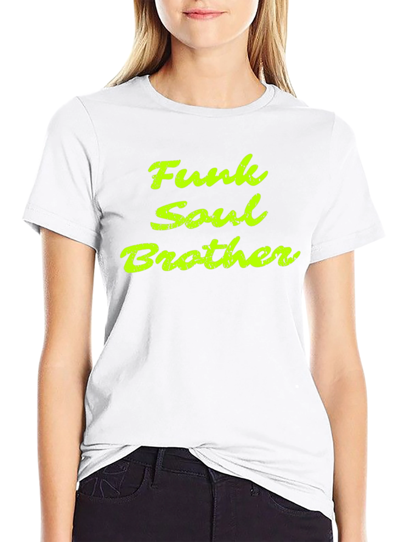 Black Funk Soul Brother Graphic Tee - Classic Black T-Shirt view 9