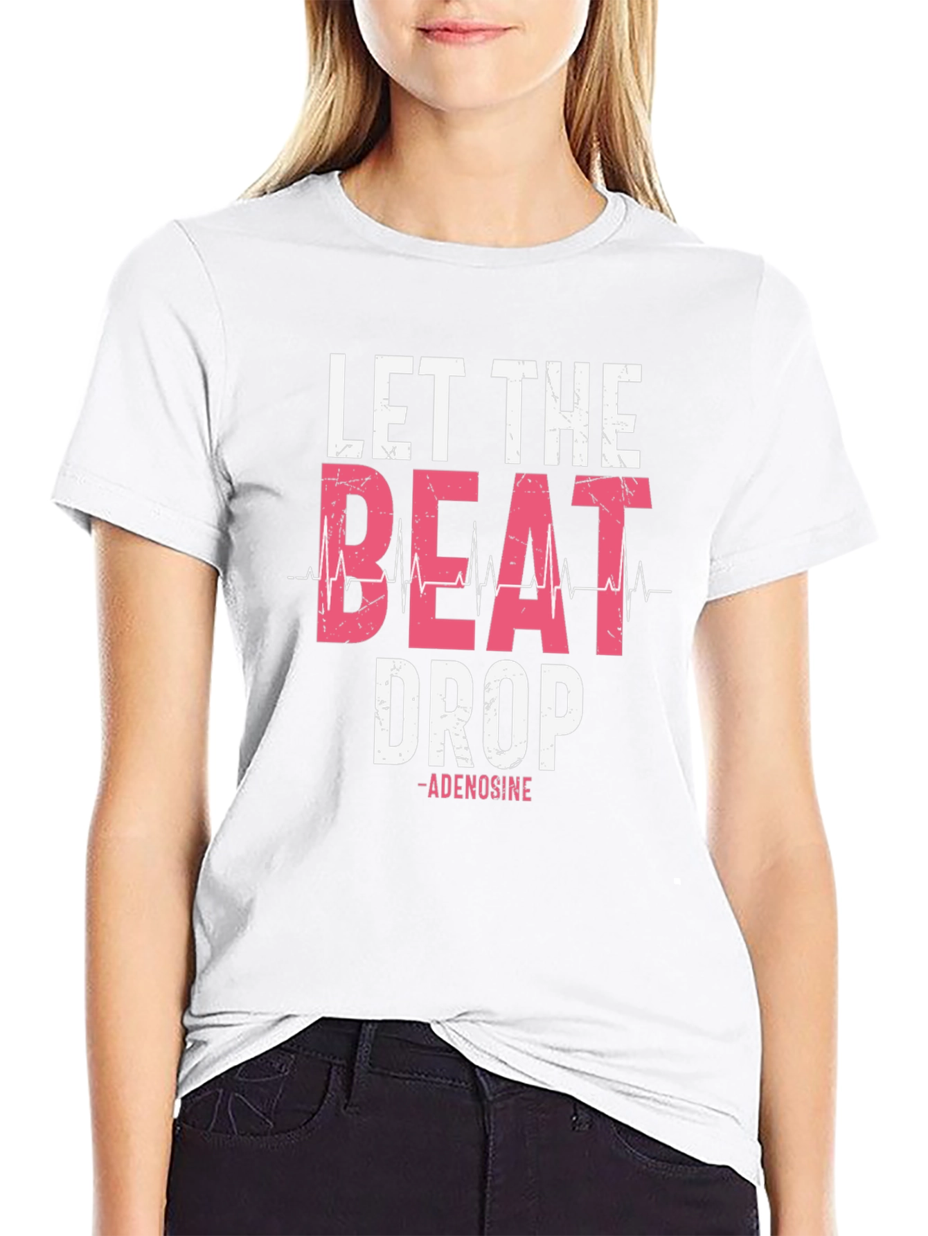 Black Let The Beat Drop T-Shirt Adenosine view 9