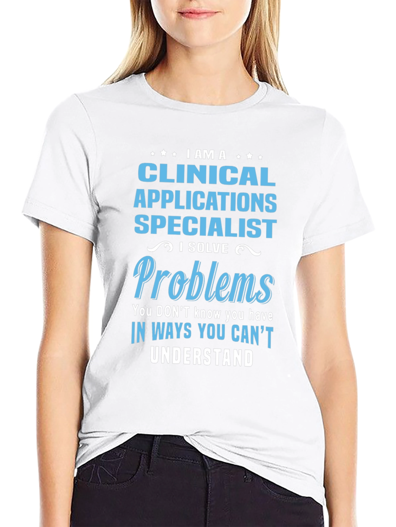 Black Clinical Applications Specialist T-Shirt view 9