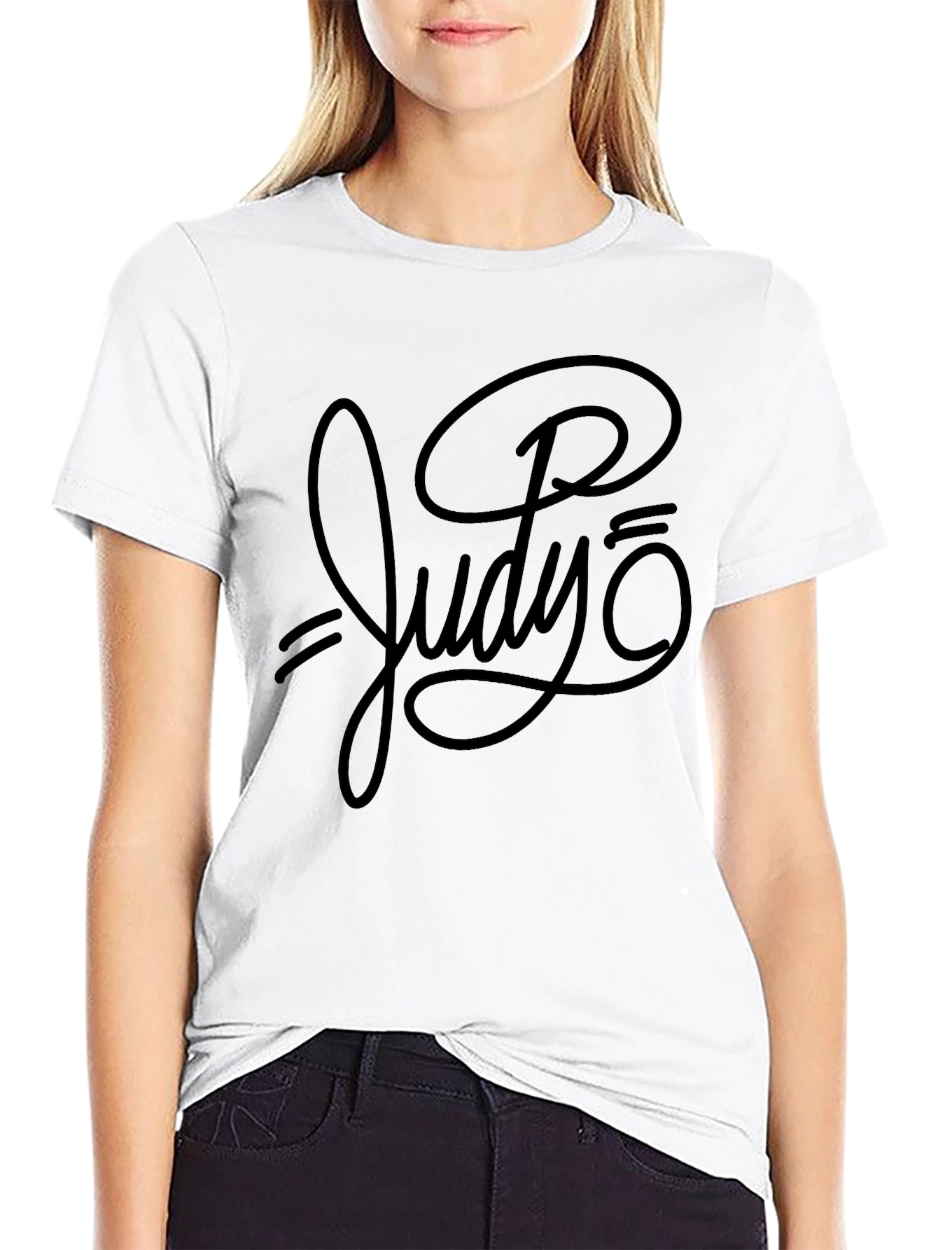 Judy Ō Graphic Tee - Stylish Black T-Shirt - 9